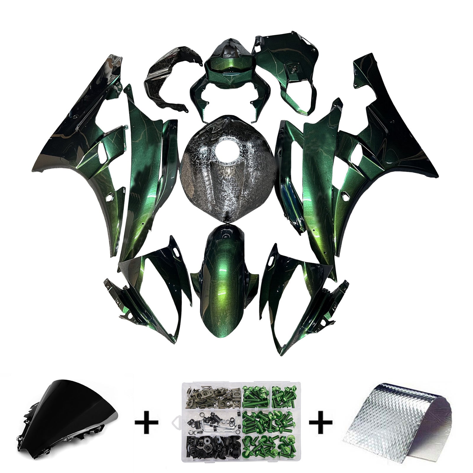 Injection Fairing Kit Bodywork Plastic ABS For Yamaha YZFR6 YZF-R6 2006-2007