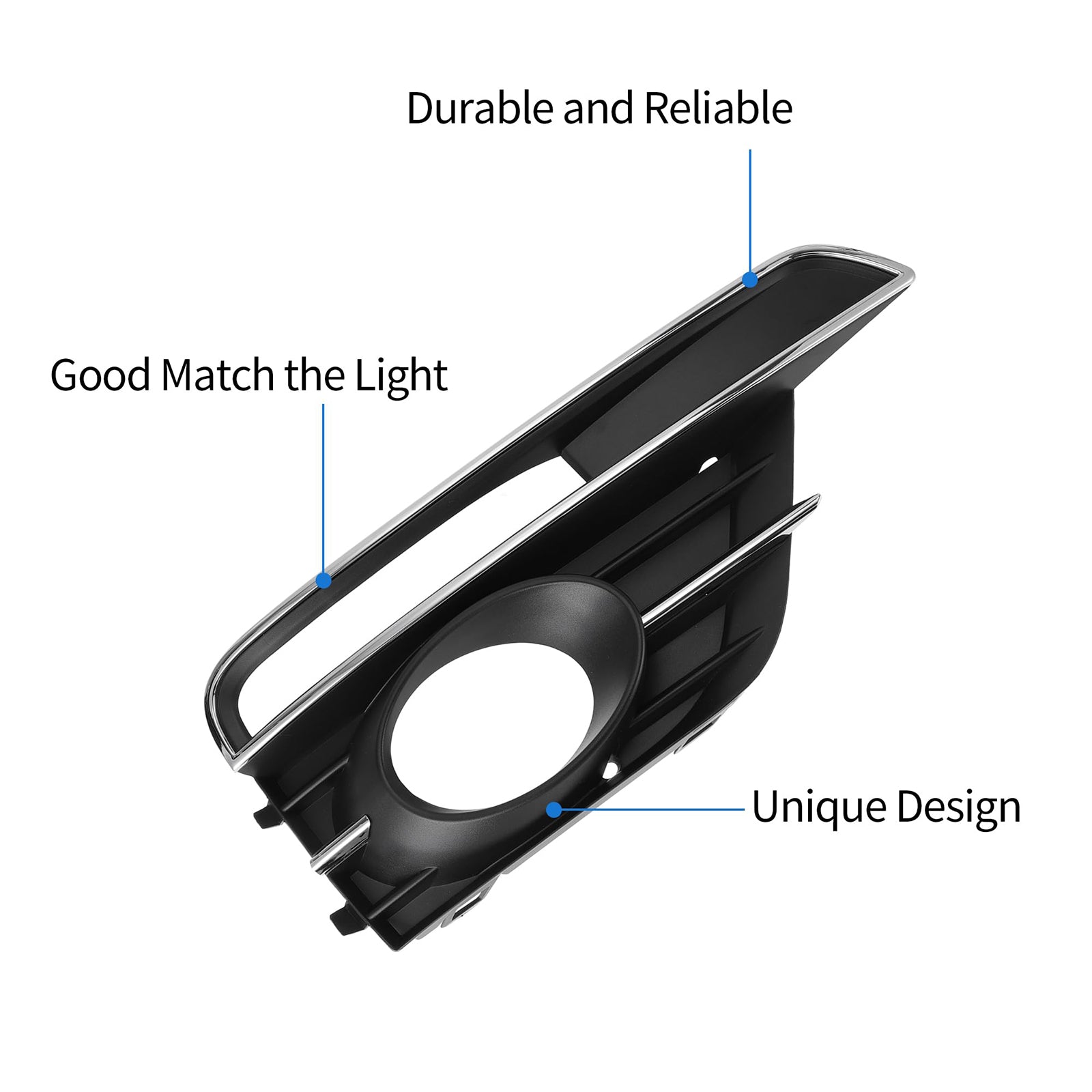 2016-2019 VW Beetle Car Right Side Fog Light Grille Cover 5C5854662J