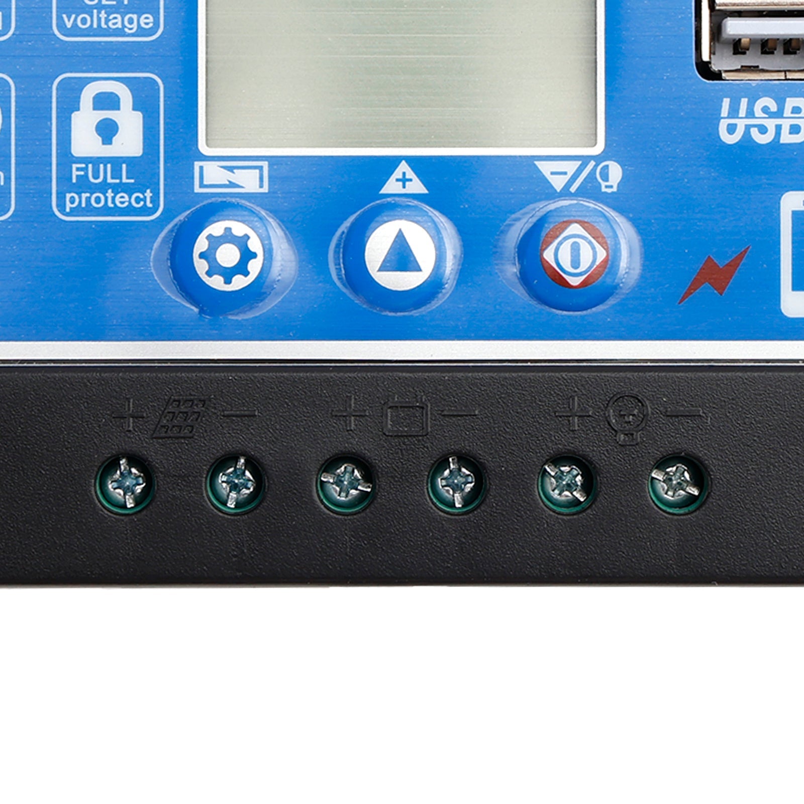 12V-60V PWM Solar Controller Display Current Solar Street Light Control 0V Start