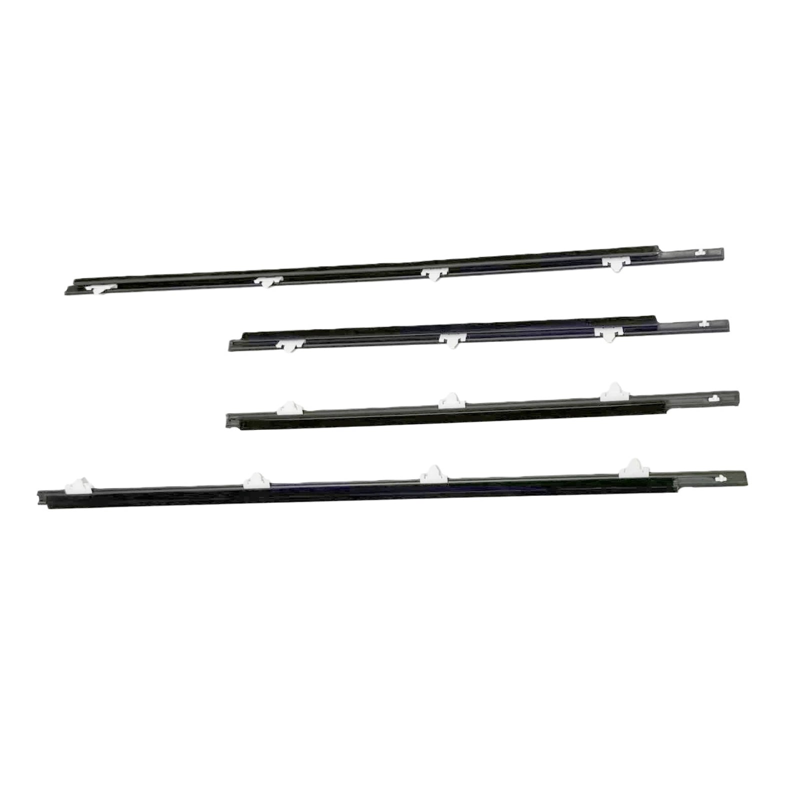 4PCS Window Sweep Weatherstrips For Nissan Sunny B13 1991-1994