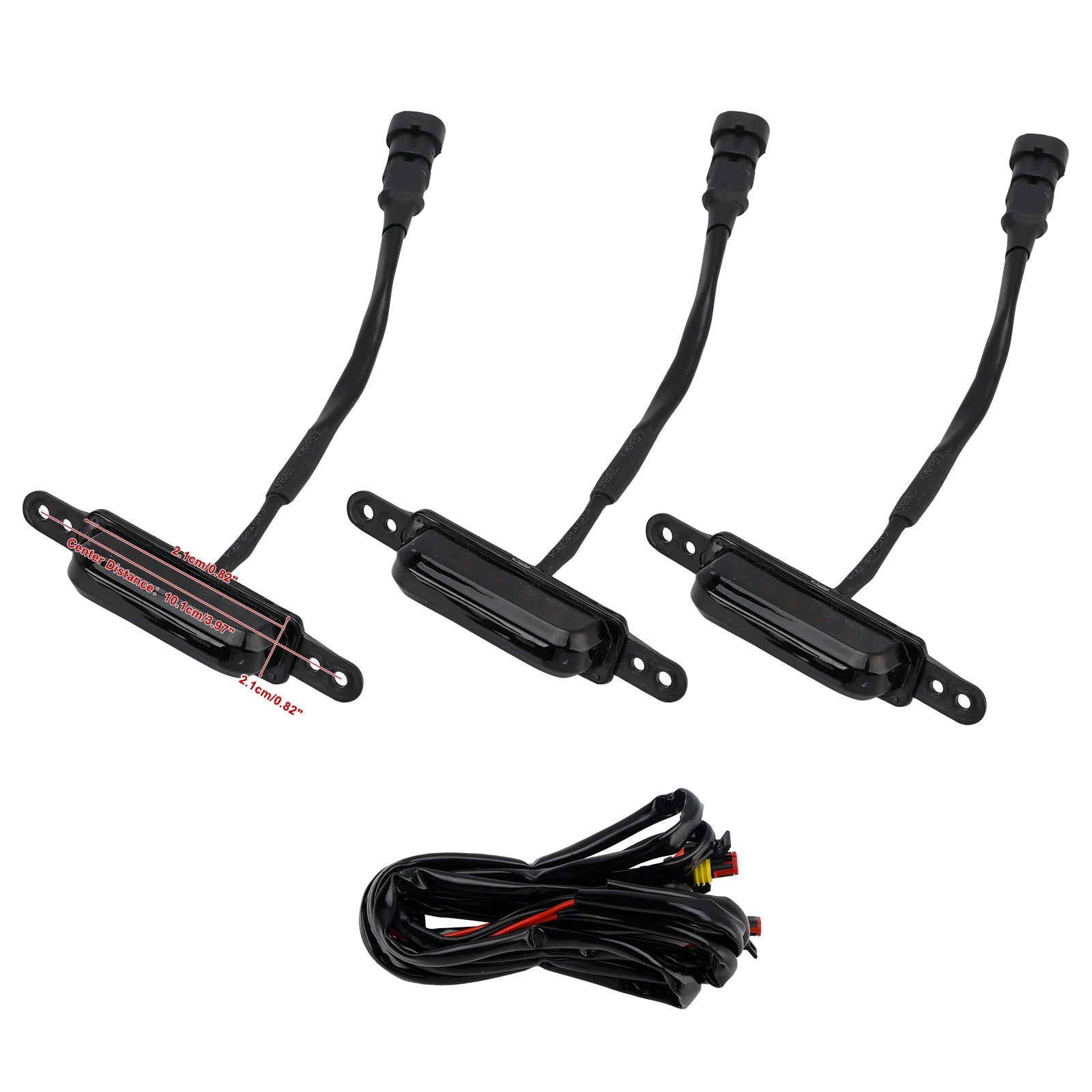 2023-2025 Ford Ranger Next Gen Wildtrak Yellow Led Light Front Bumper Grille