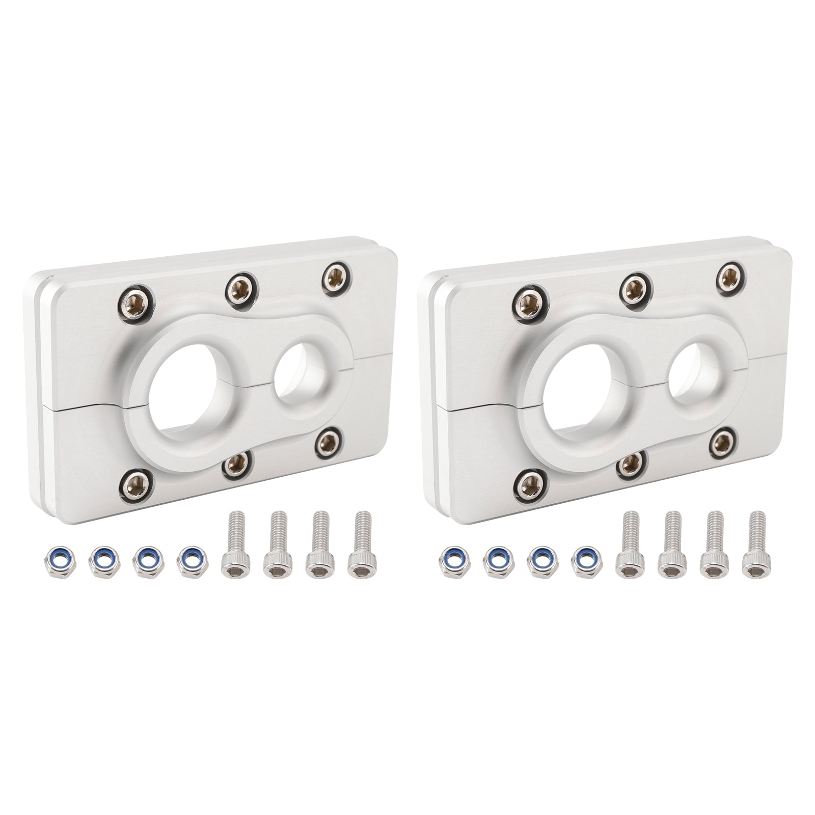 2Pack Aluminum Fire Wall Pass Through Raw Bracket For Holley Terminator x Max