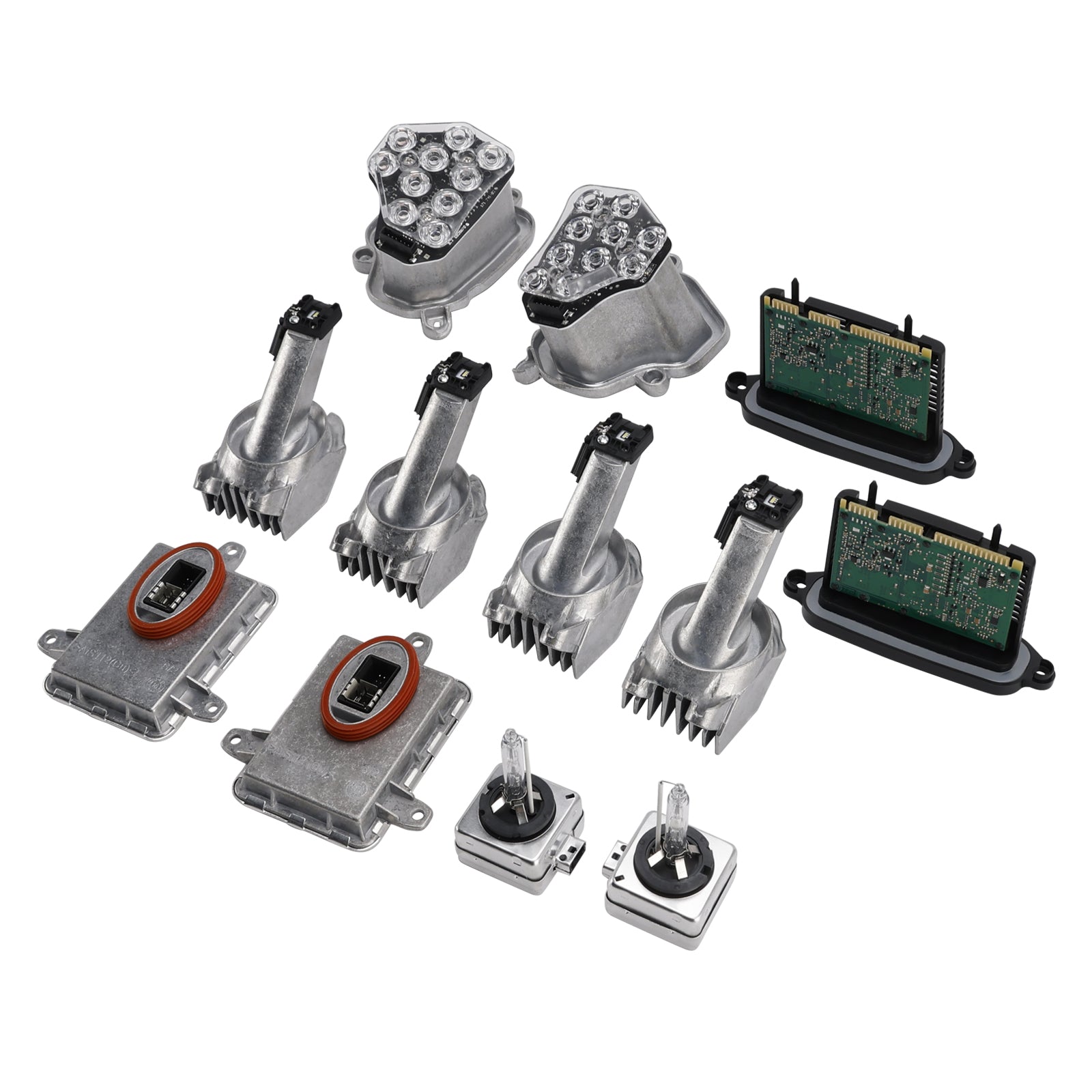 12PCS Left+Right Power Module LED Headlight AHL For BMW 5 Series F10 F11 F07