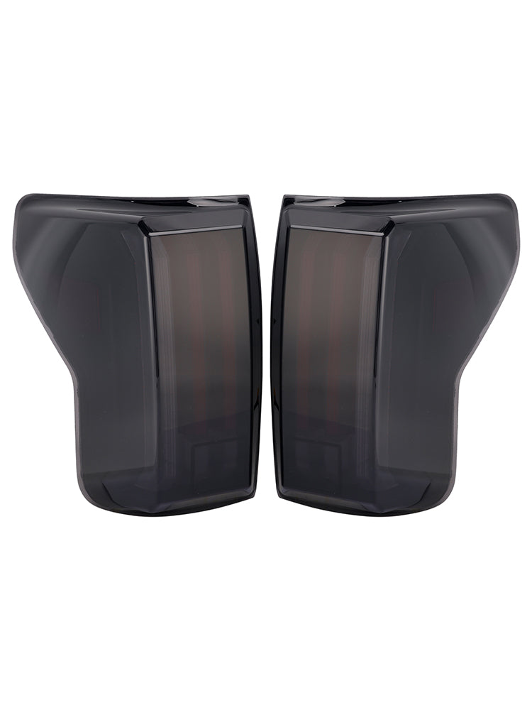 2007-2013 For Toyota Tundra Left+Right LED Tail Lights Black Housing Smoked Lens