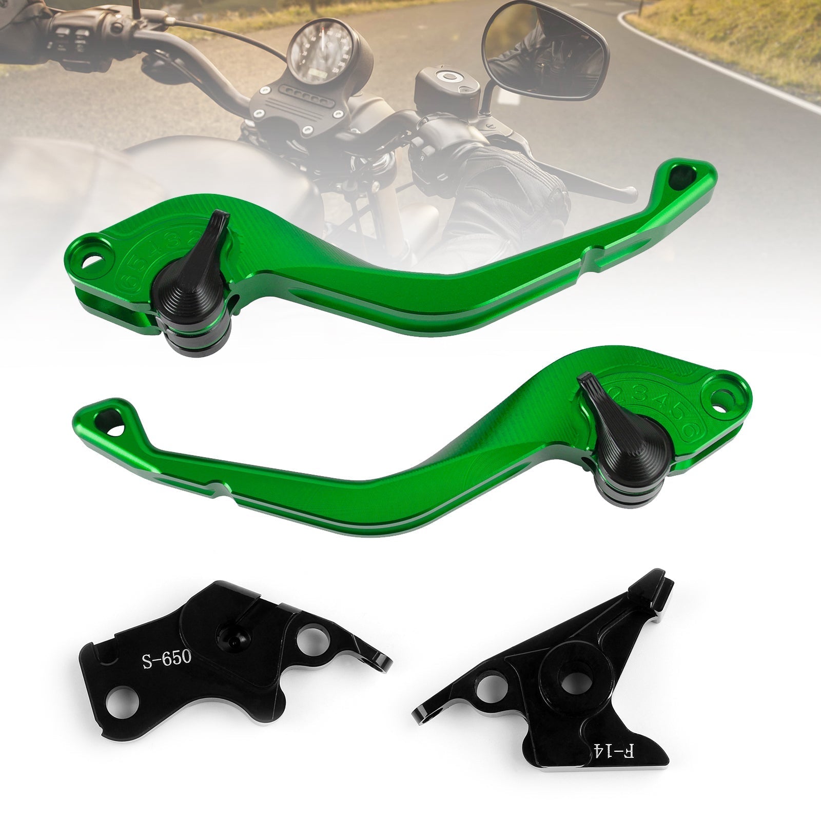 CNC Short Clutch Brake Lever Stainless Steel Fastener fit for Suzuki SV650/S DL650/V-STROM 750 KATANA