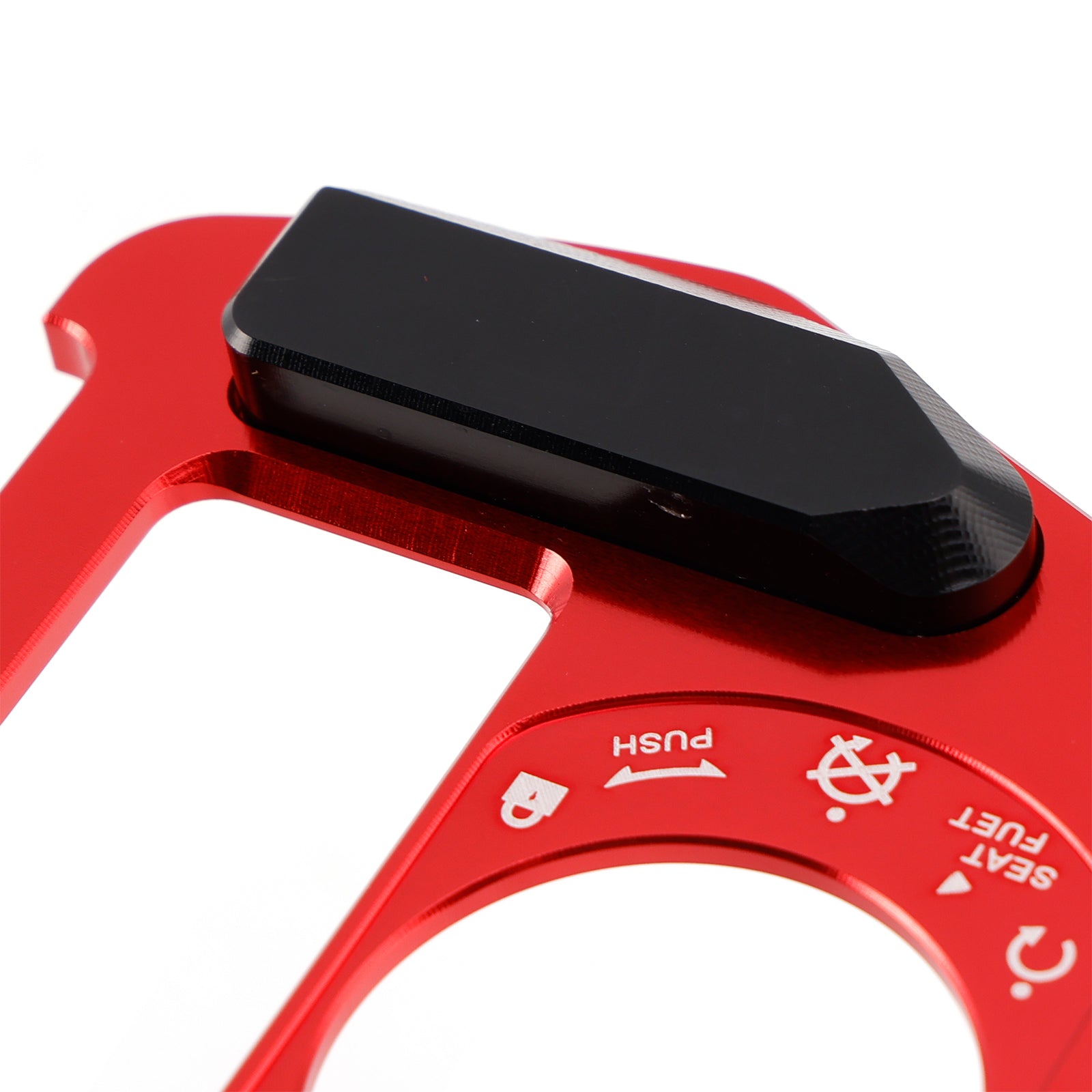 Aluminum Key Cylinder Cover Red For Honda ADV 160 ADV160 2022 2023 2024