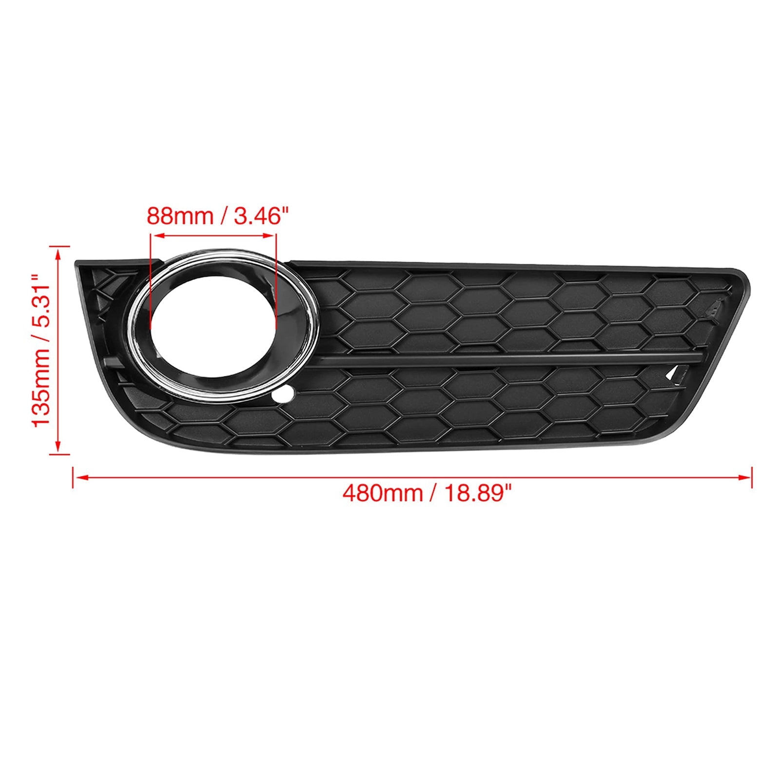 2008-2011 Audi A5 Car Right Side Fog Light Grille Cover 8T0 807 682