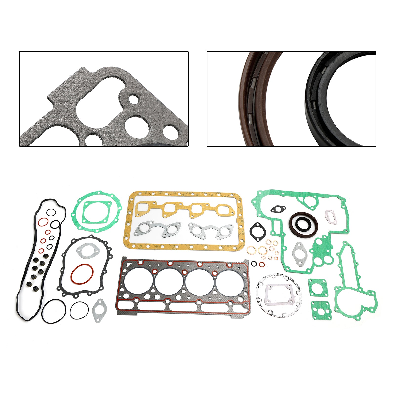 Fits For Kubota V2403 Engine Complete Cylinder Head Gasket Kit Set