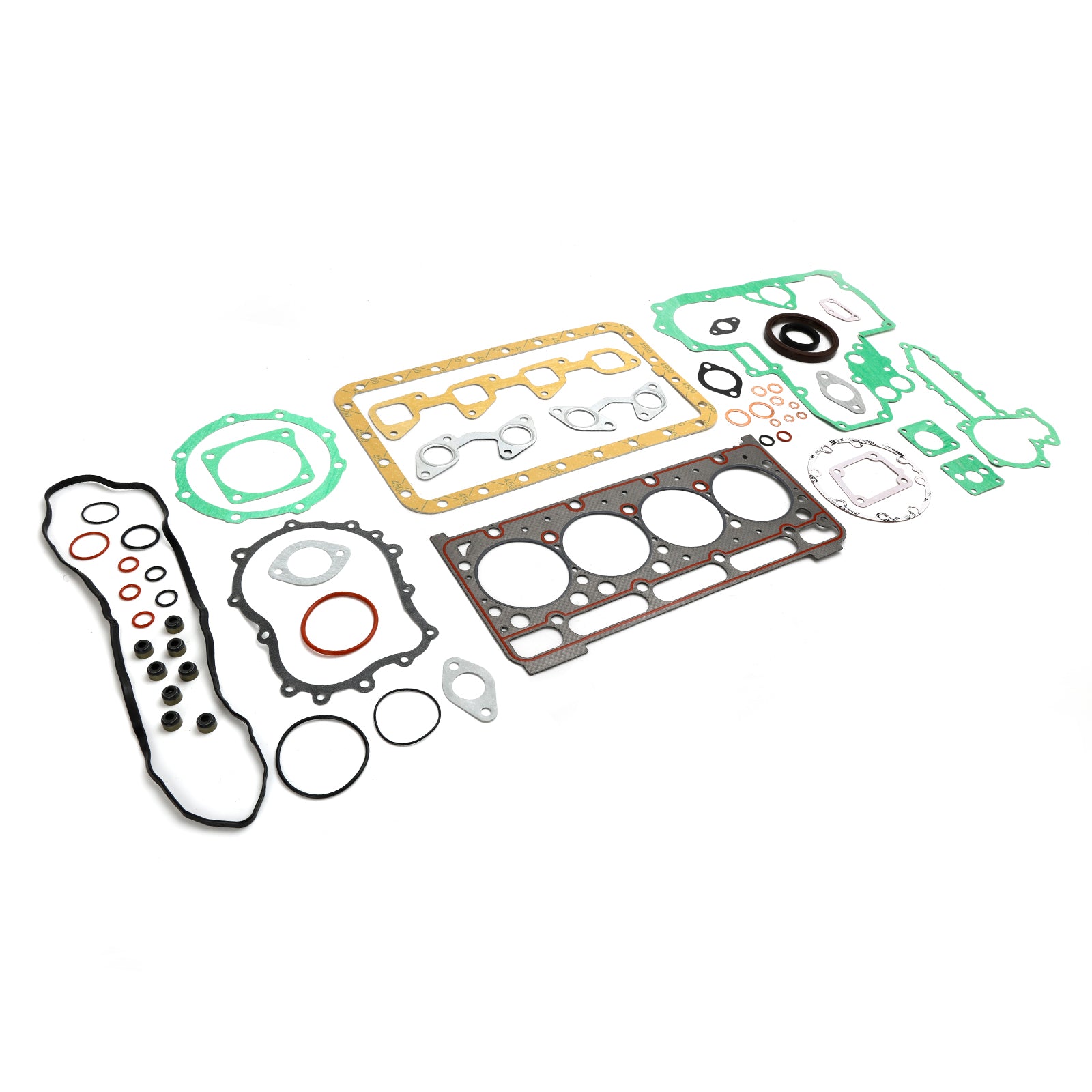 For Kubota V2403 Engine Cylinder Head Assy + Rebuild Overhaul Gasket Kit