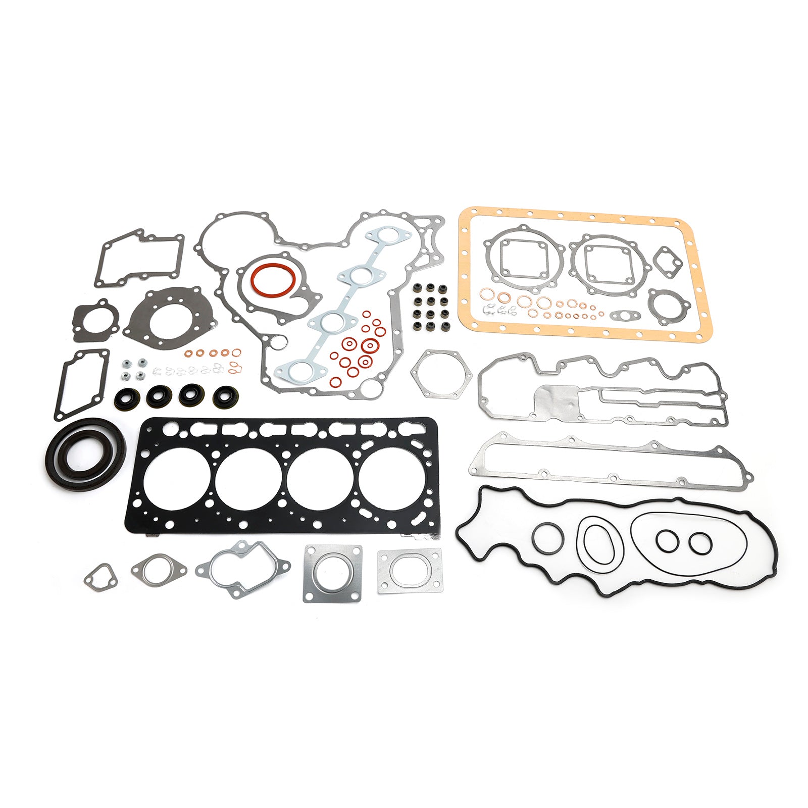 Complete Cylinder Head W/ Valve+Gasket For Kubota V3300 V3300-DI Engine 12V