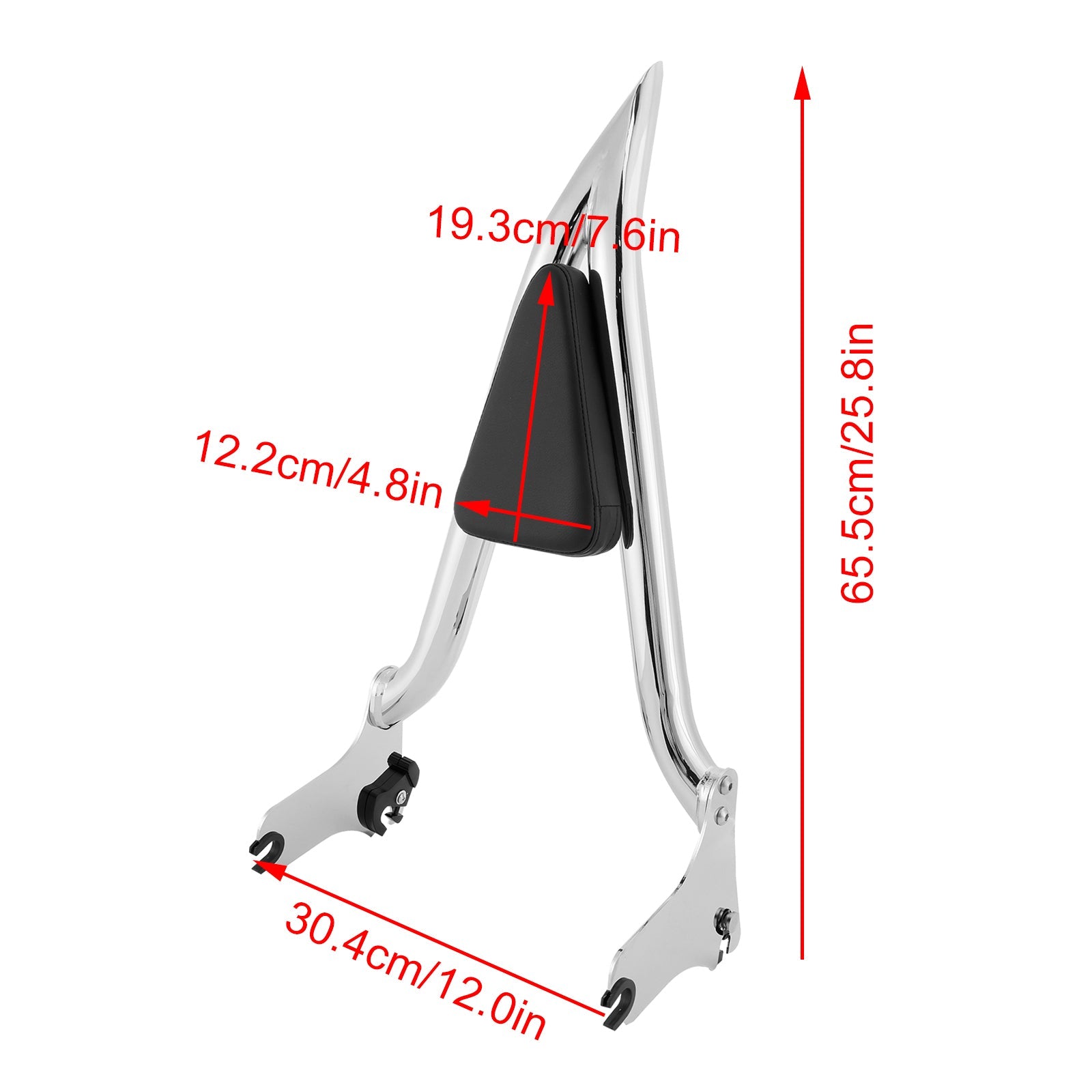 Passenger Sissy Bar Backrest for Road King Street Glide Road Glide 1997-2008