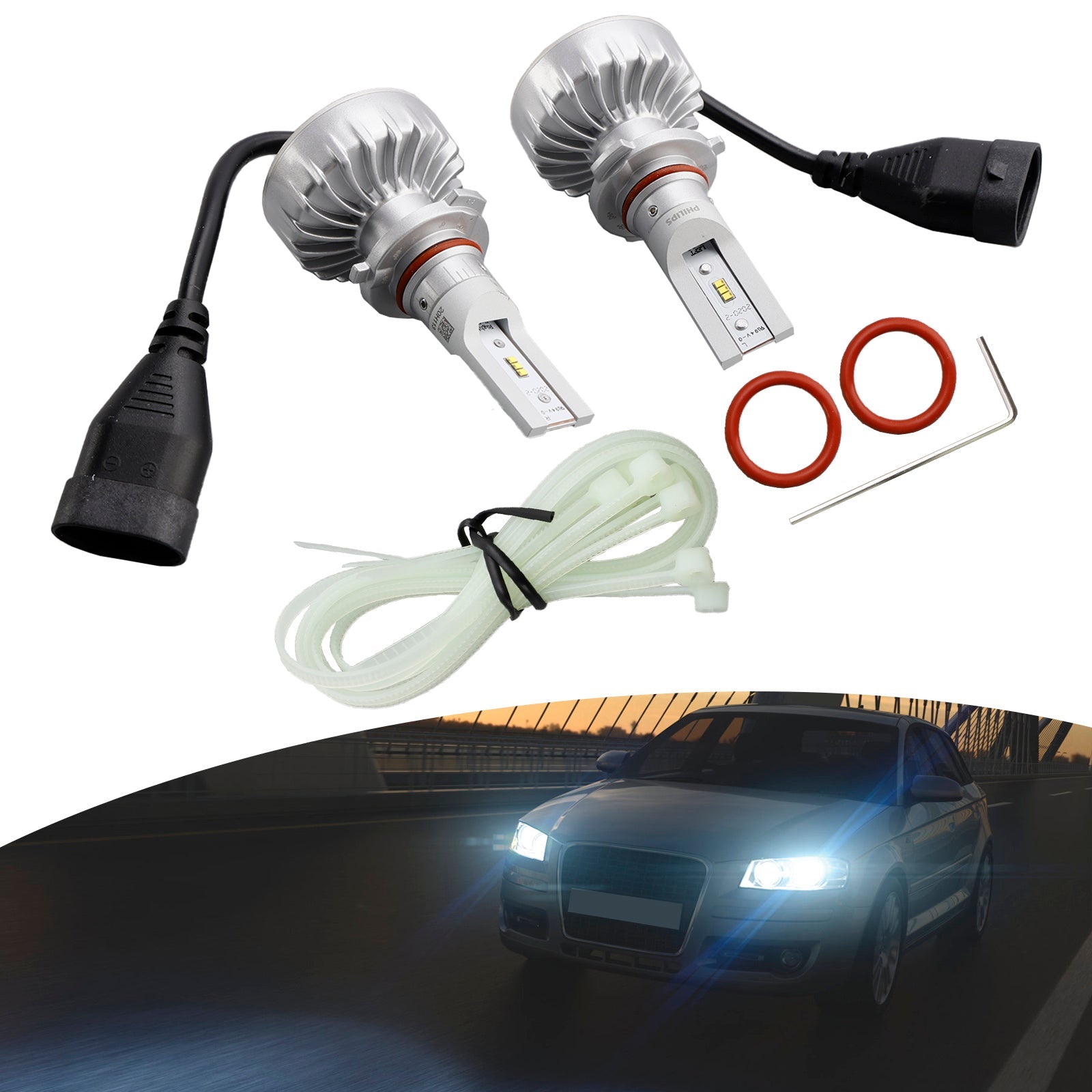 Car Light LED-HL Ultinon LED HB3/4 9005/6 11005UL 12V 15W +160% For PHILIPS