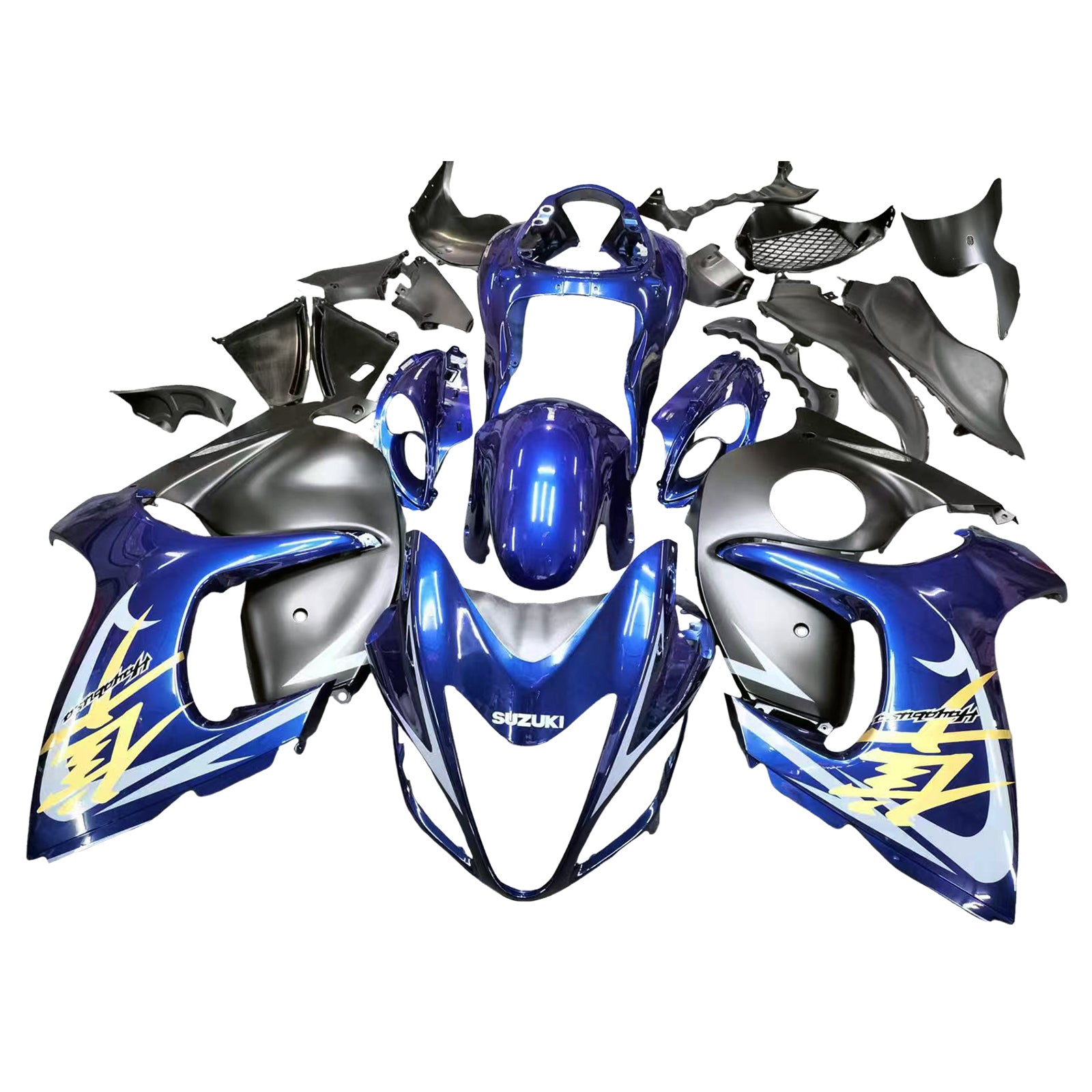 Amotopart Suzuki Hayabusa GSX1300R 2008-2020 Fairing Kit Bodywork Plastic ABS