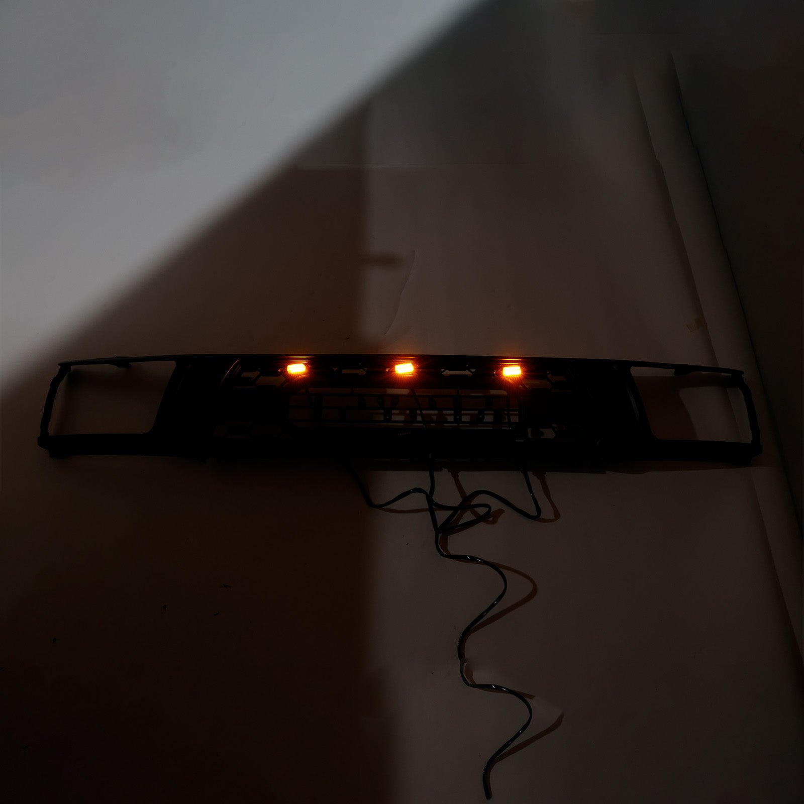 1992-1995 Toyota 4Runner With Led Matte Black Front Bumper Grill Grille