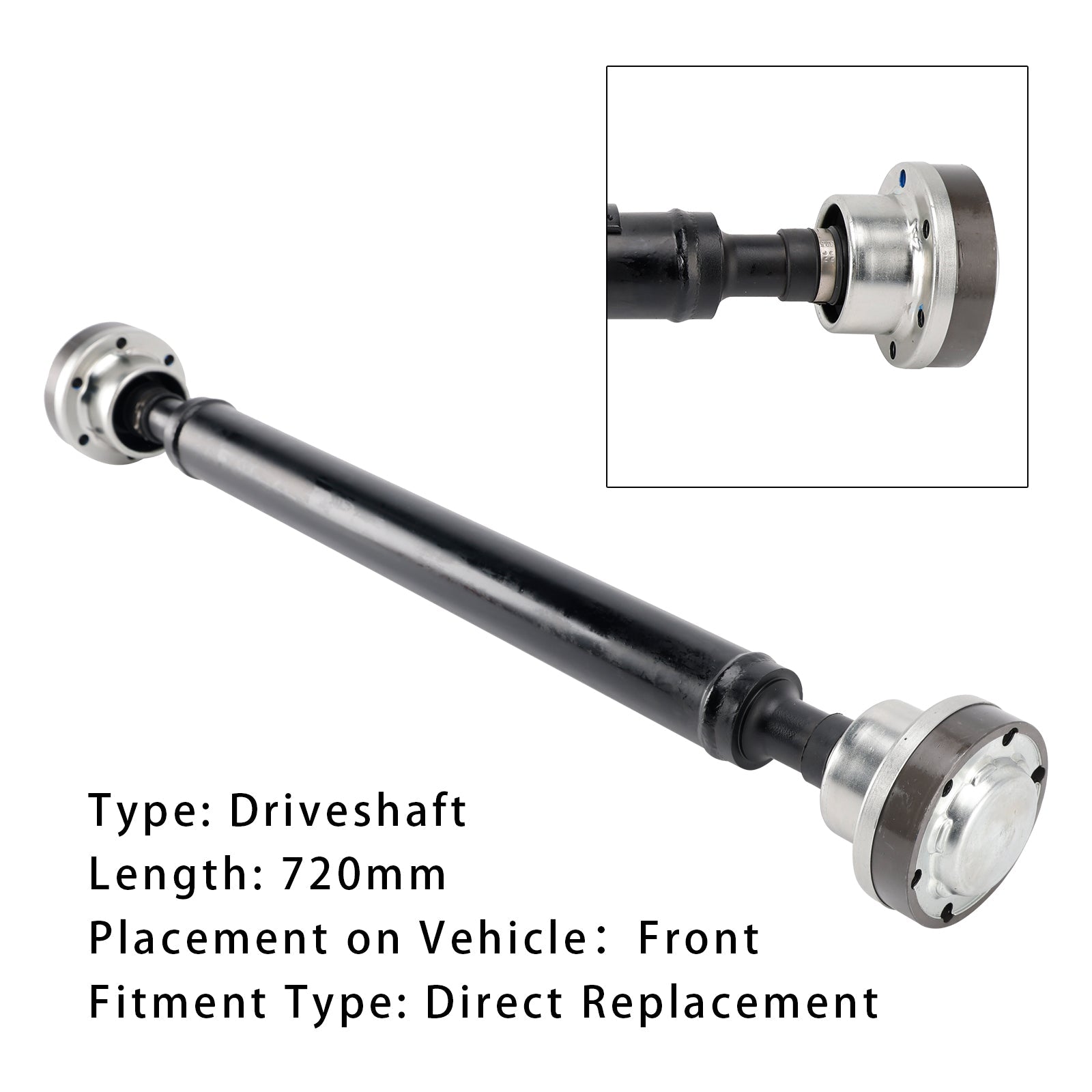 2004-2009 Land Rover Discovery MK III SUV Front Driveshaft Prop Shaft TVB500160 TVB500510