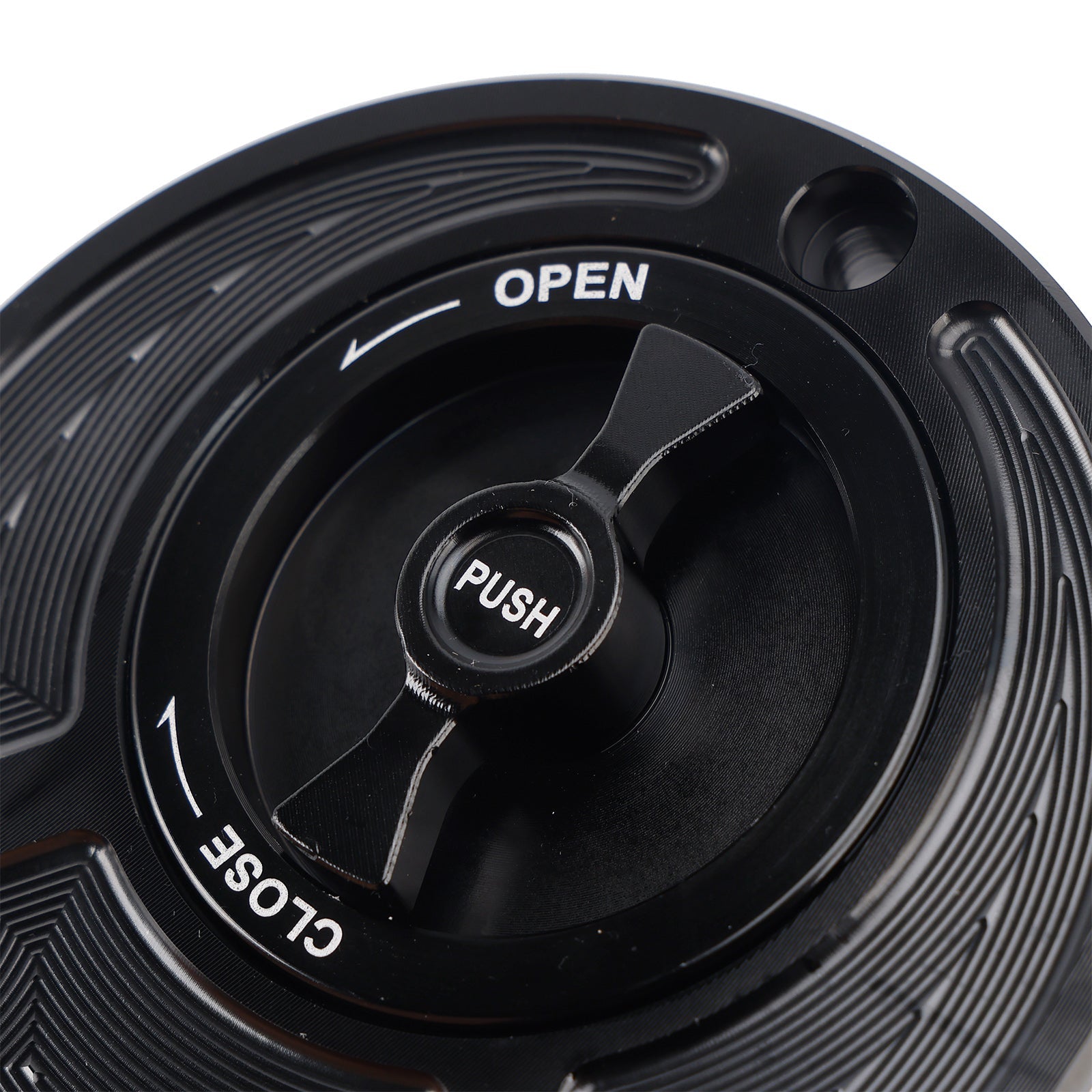 CNC Black Keyless Fuel Filler Cap For Yamaha FZ1 FZ6 FZ8 YZF R1 R6 R3 FZR 750