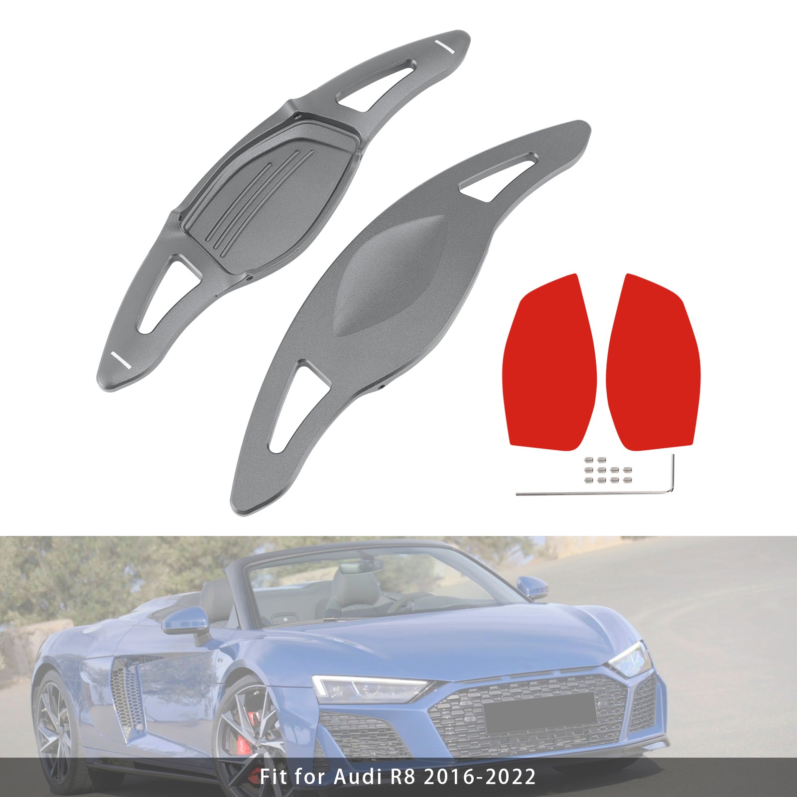 Steering Wheel Paddle Shifter Extension For Audi RS5 RS3 TT RS Aluminium