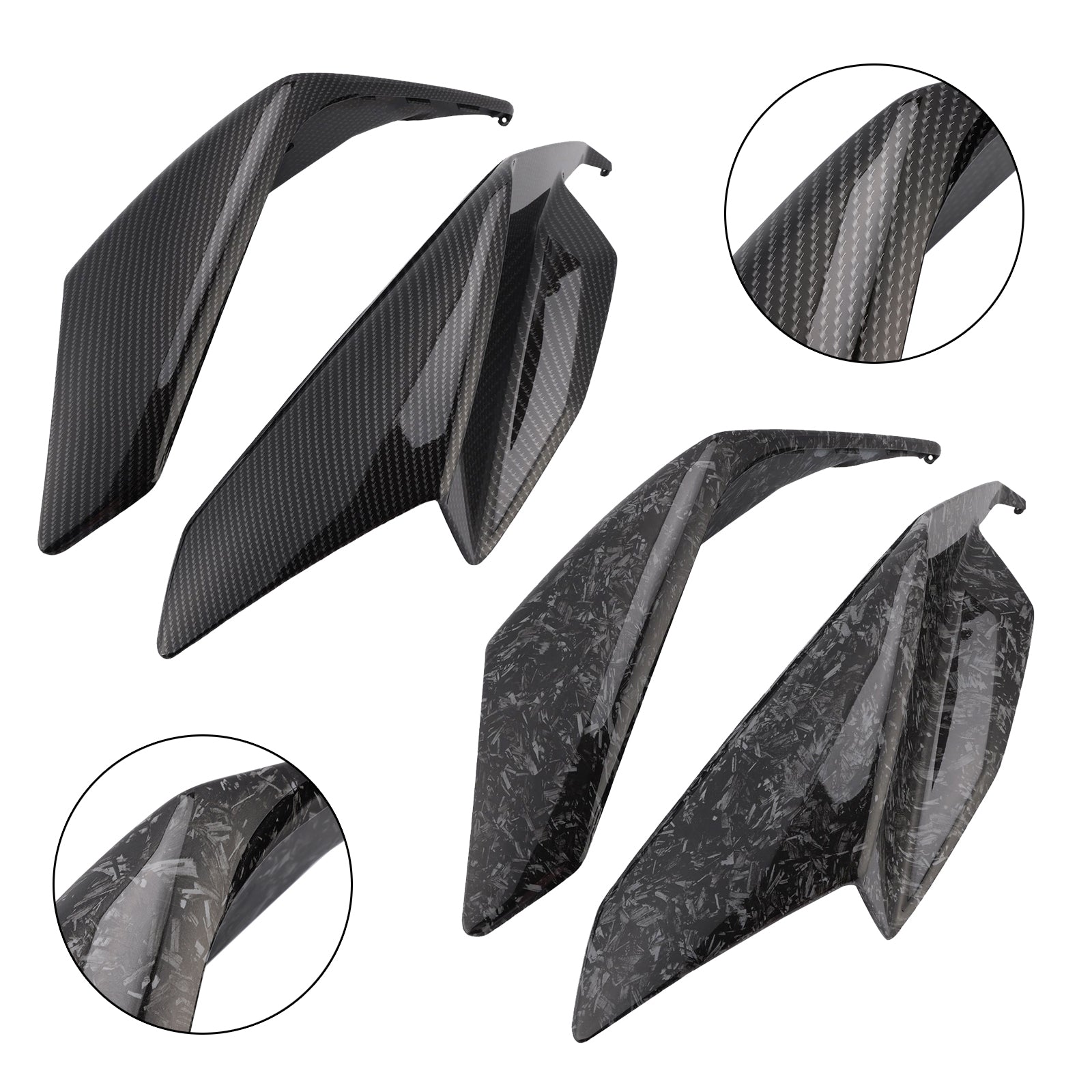 2021-2024 Aprilia RSV4 Air Deflector Spoiler Side Fairing Part Kit Panels