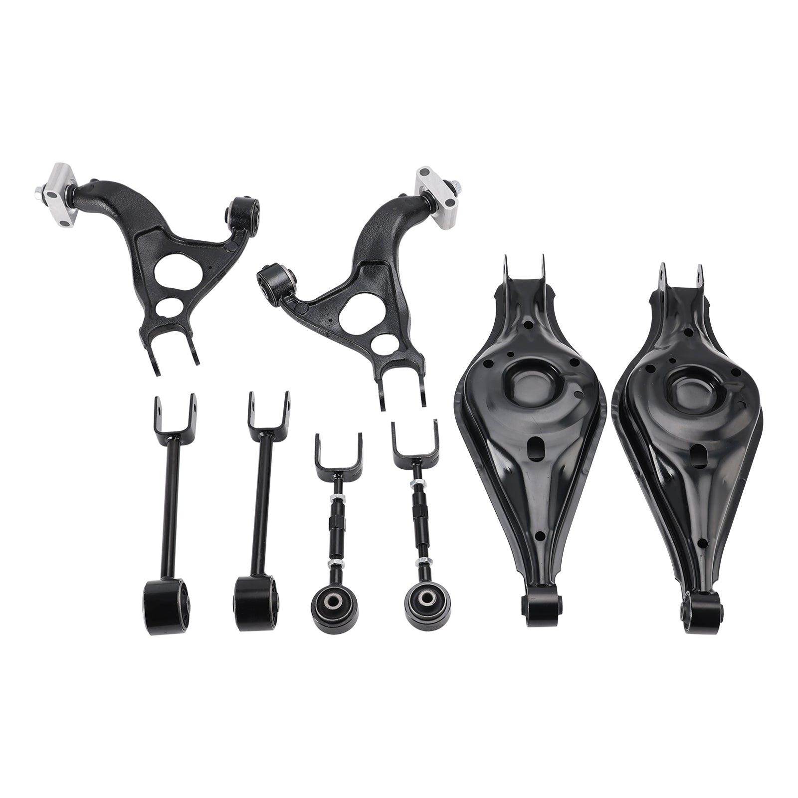 2011-2019 For Ford Explorer FWD & 4WD All Engine 8Pcs Rear Suspension Upper & Lower Control Arms 8A8Z5A649C