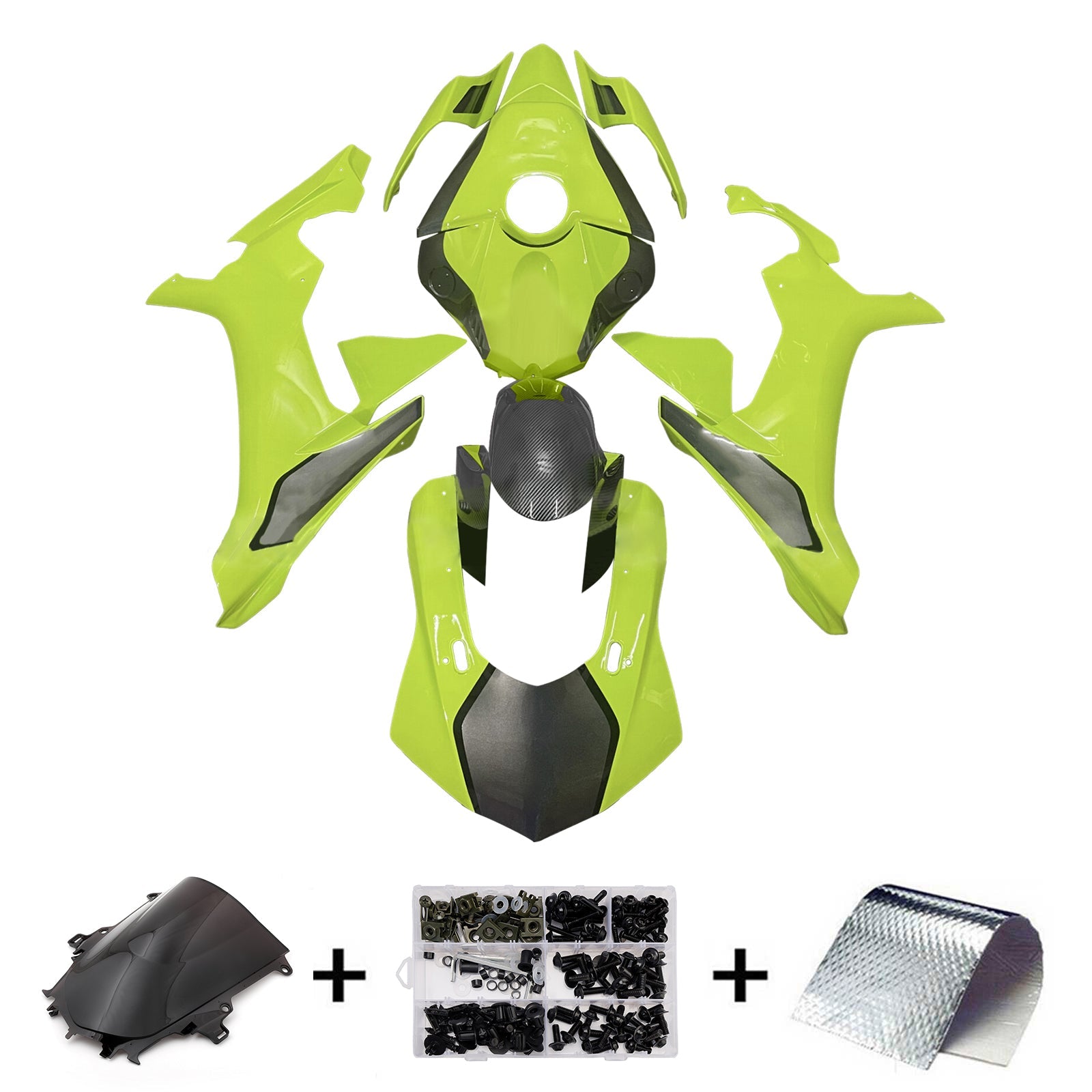 Injection Fairing Kit Bodywork Plastic ABS For Yamaha YZFR1 YZF-R1 2015-2019