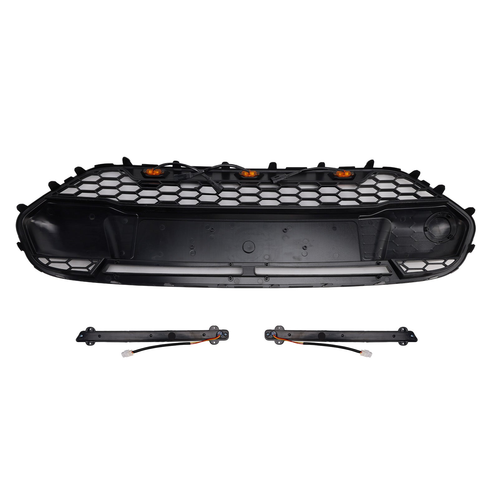 2014-2018 Ford Transit Connect W/LED Black Front Bumper Grill Grille