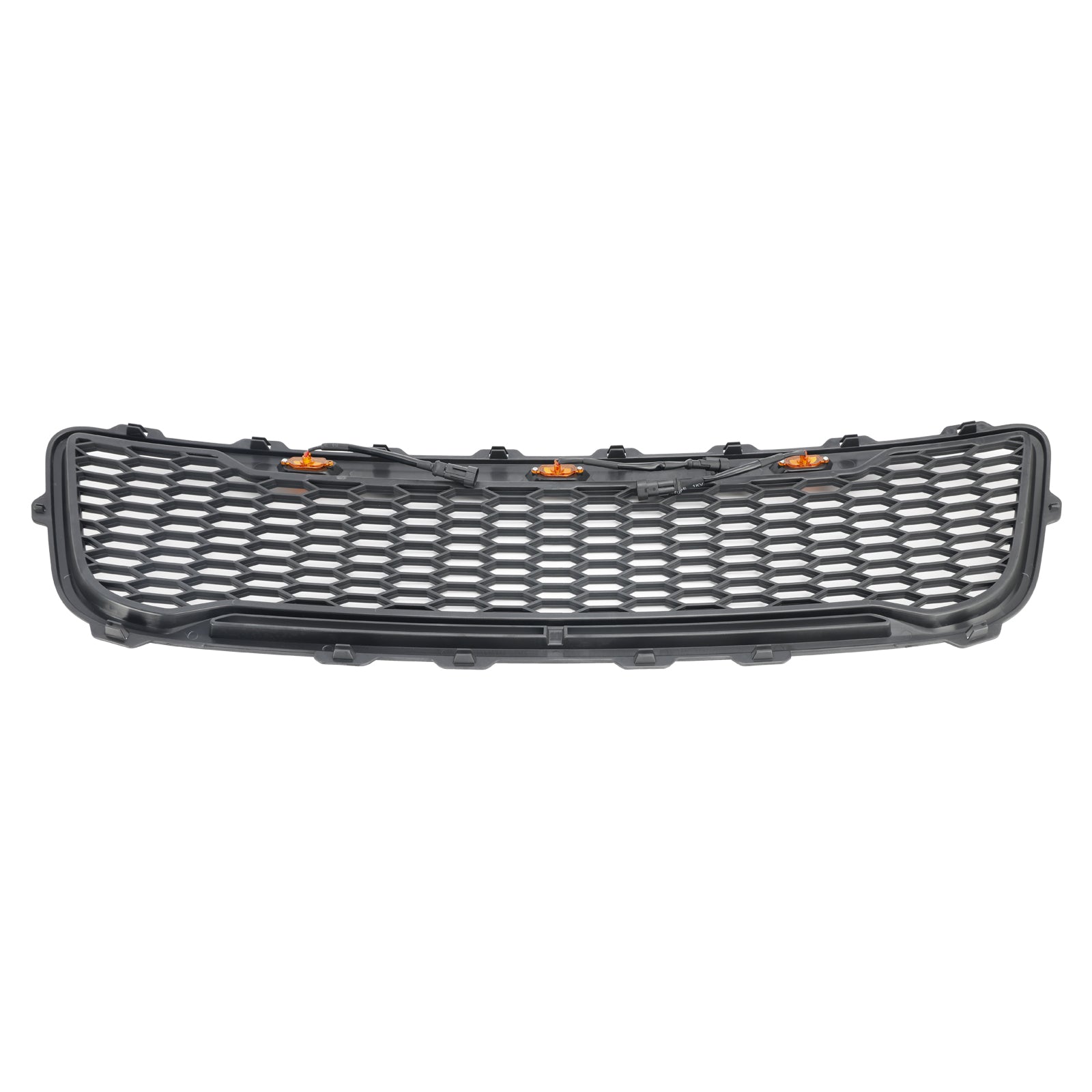 Matte Black Front Honeycomb Bumper Grille Grill Fit Ford F150 1999-2003 W/ Led