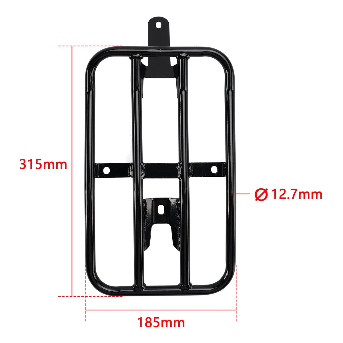 Black Solo Luggage Rack For 2025 2026 Indian Scout Classic Bobber