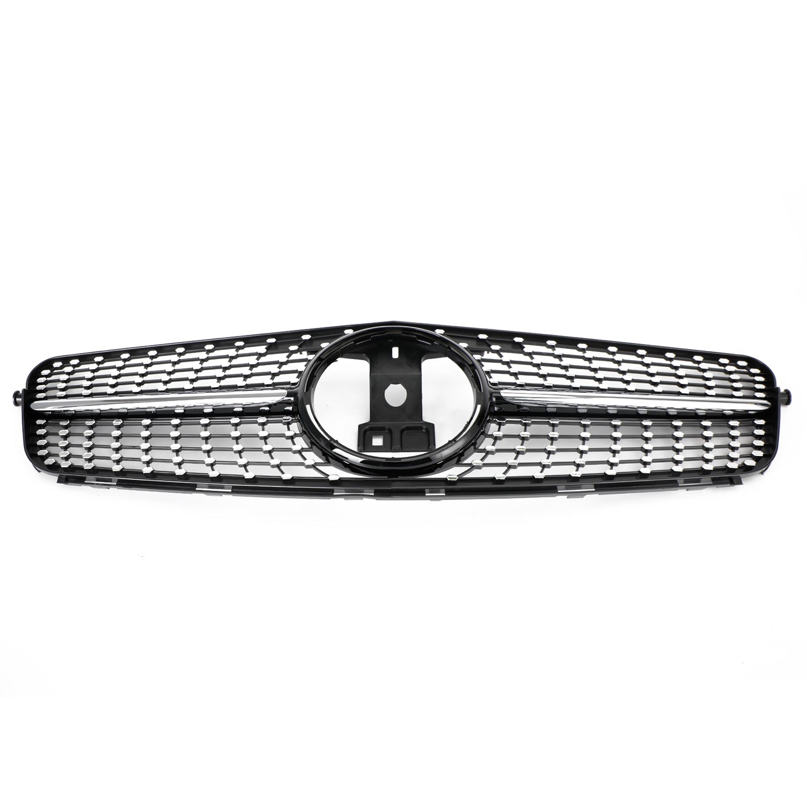 Diamond Front Bumper Grille Grill Fit C-Class Benz W204 C300 C350 2008-2014