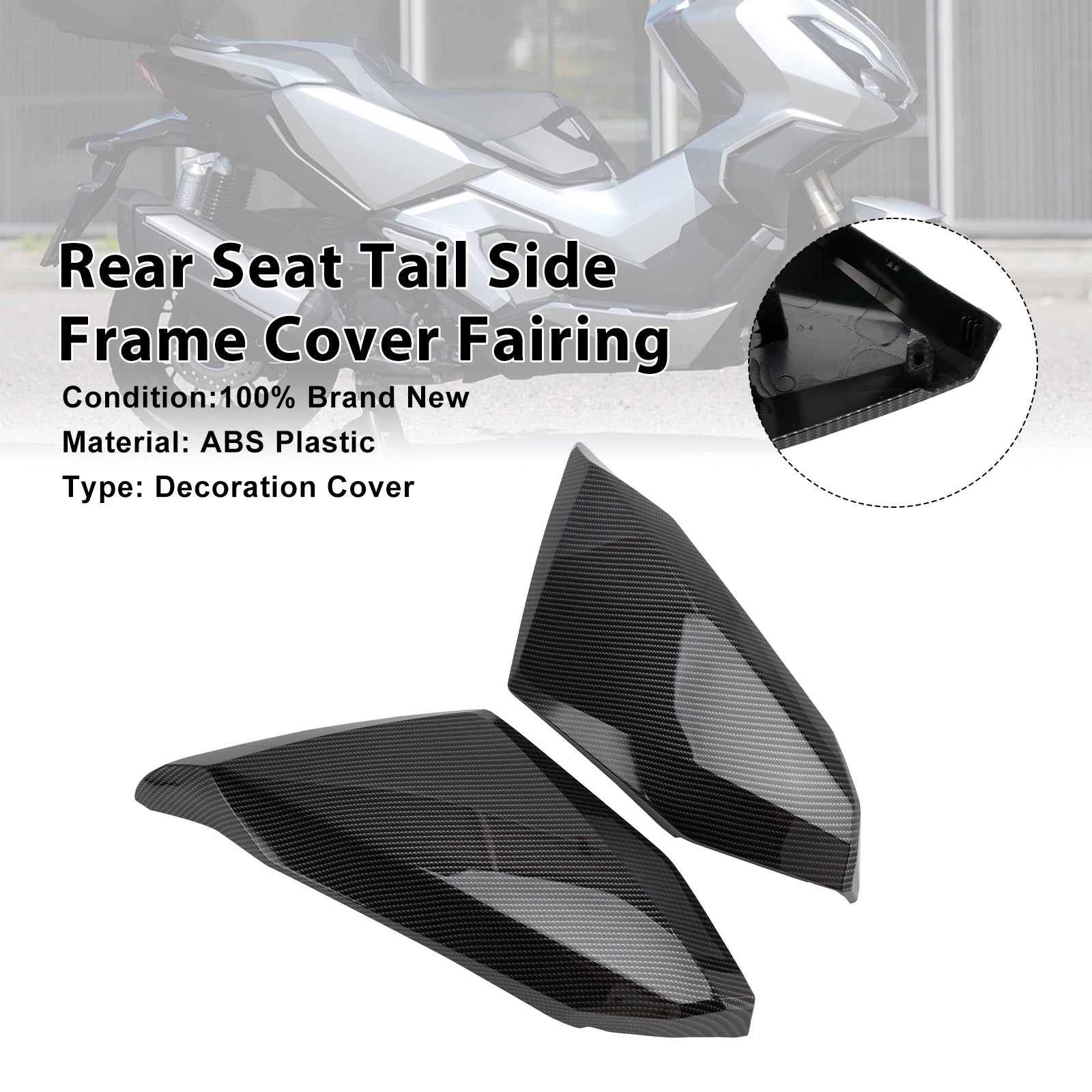 2022-2025 Honda ADV 350 Rear Seat Tail Side Frame Cover Fairing