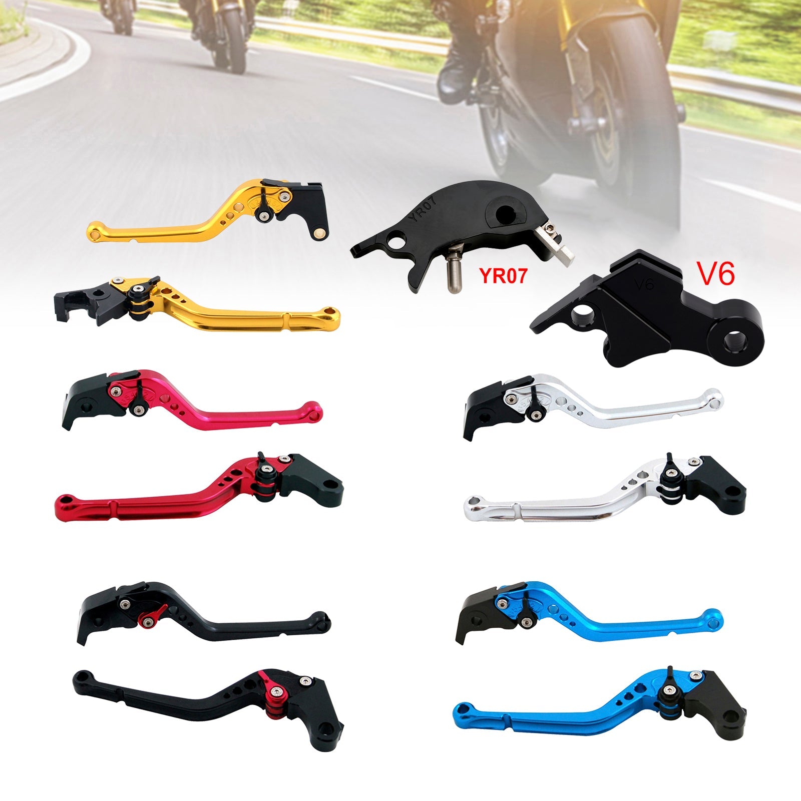 Long Clutch Brake Lever fit for YAMAHA XSR900 XSR900GP MT-09 MT-09SP 2024-2025