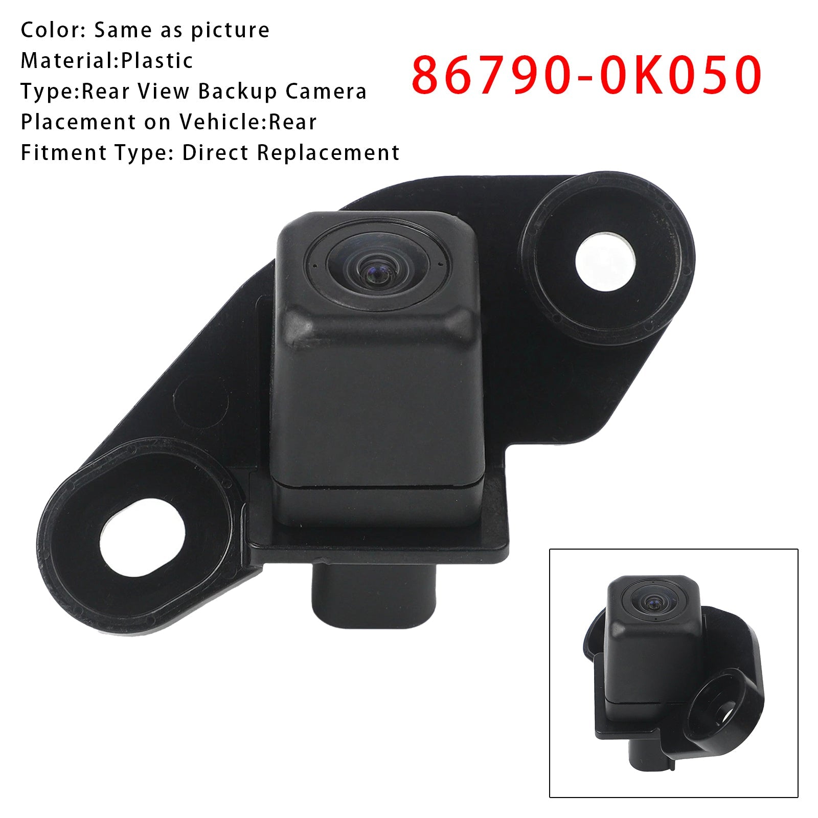 2020-2022 Toyota Hilux Rear View Reversing Camera 86790-0K050