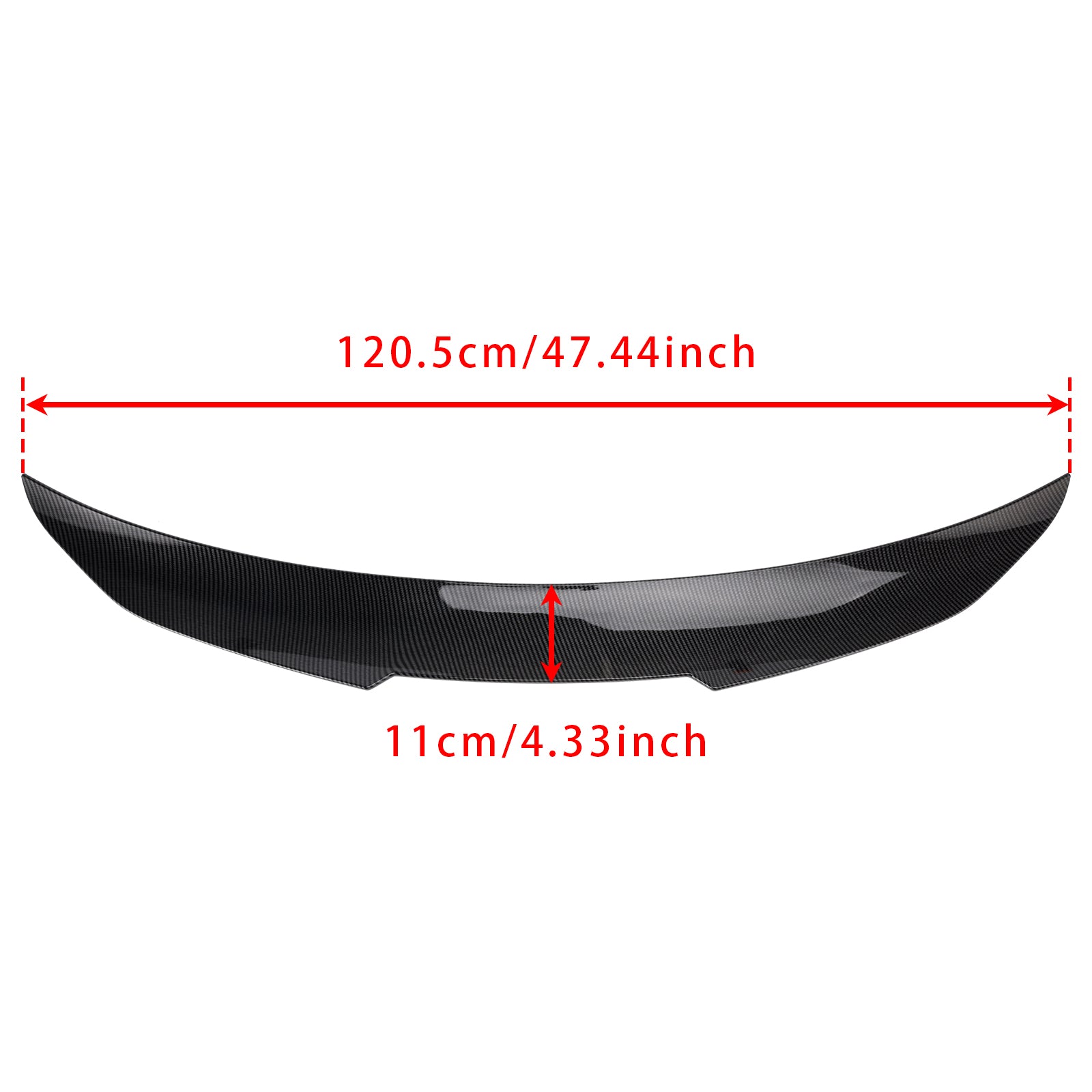Carbon Fiber Look Rear Boot Spoiler For BMW 4 Series F36 4DR Coupe PSM Style