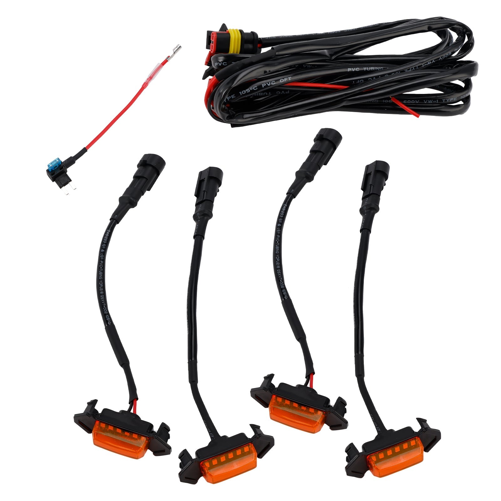 2016-2023 Toyota Tacoma Yellow Lens Amber Light Front Grille LED Light Kit PT228-35170