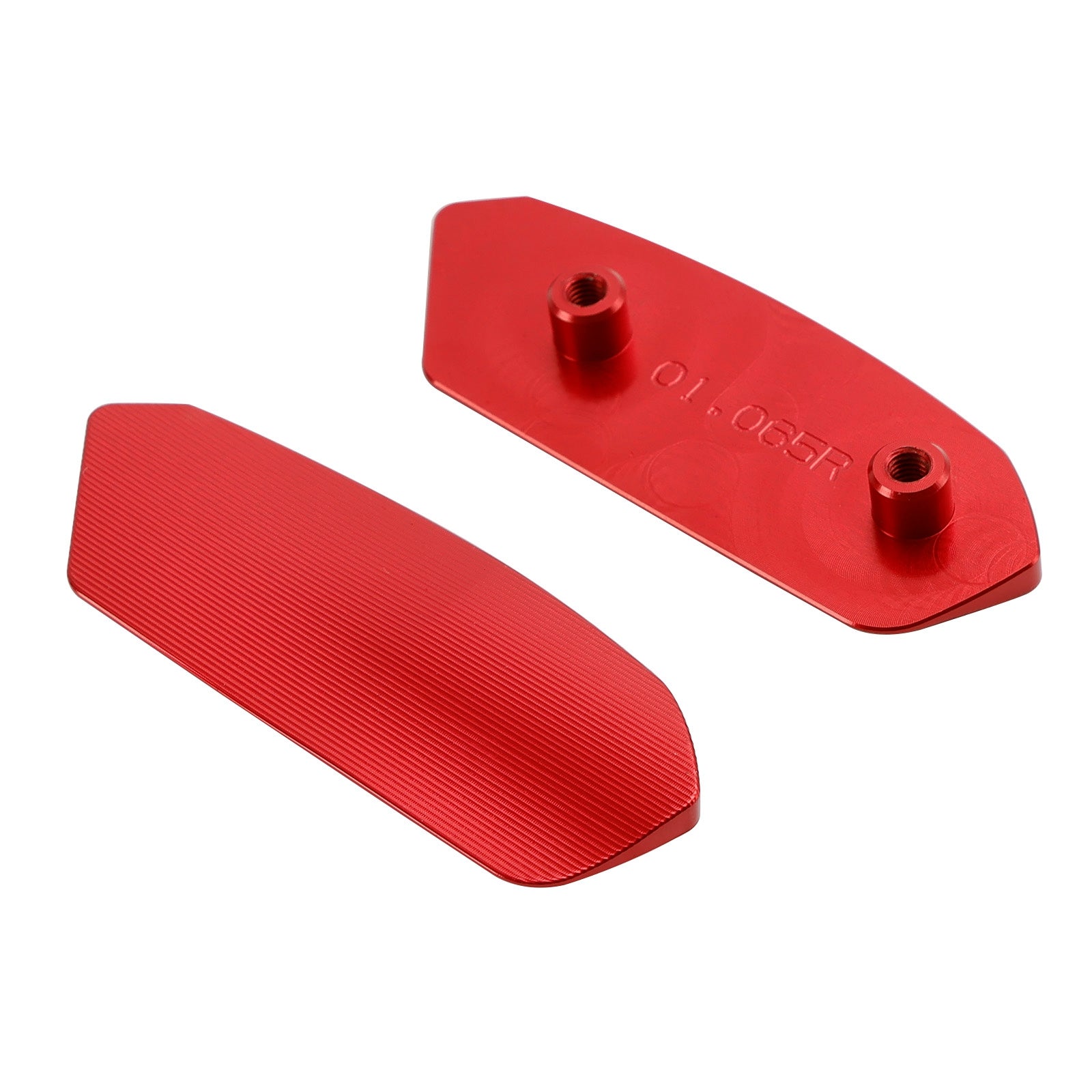 CNC mirror delete blanking block off plates fits Suzuki GSX-R 1000 2017-2024