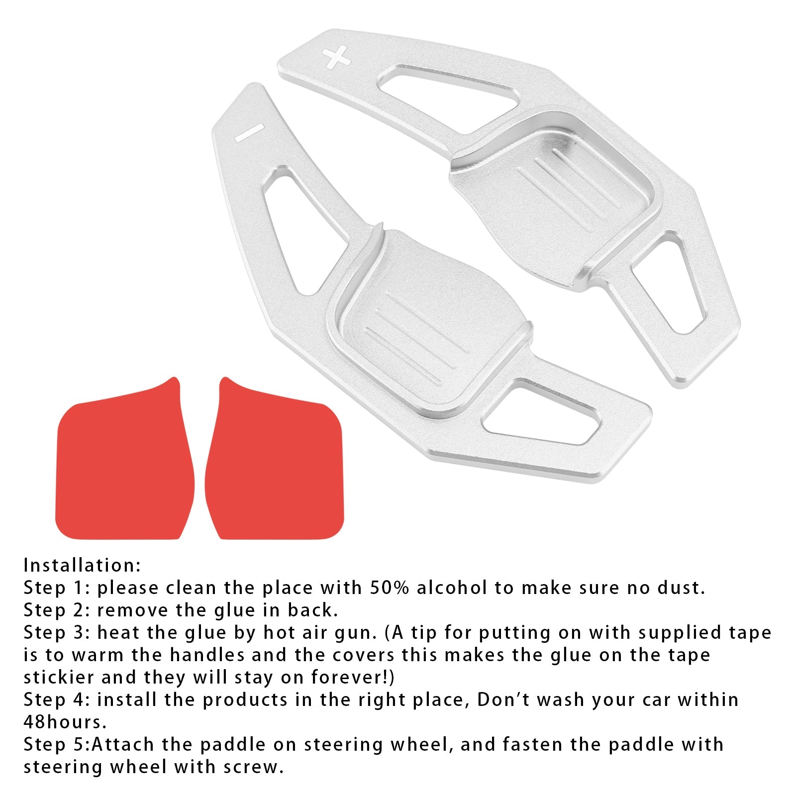 Steering Wheel Paddle Shifter Extension For Kia Forte Cadenza Aluminium