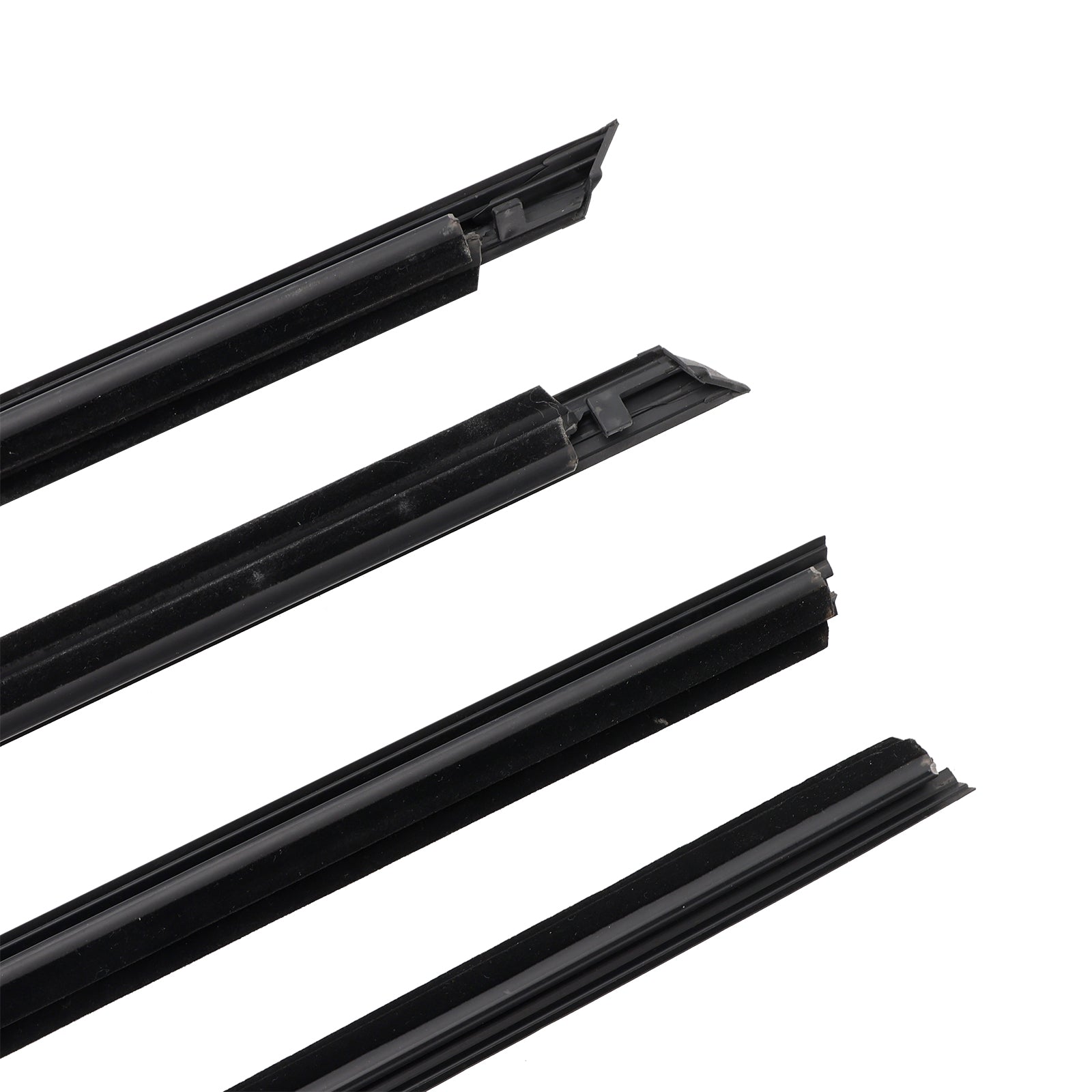 2009-2013 Suzuki Grand Vitara 4PCS Door Glass Belt Outer Molding Weatherstrip