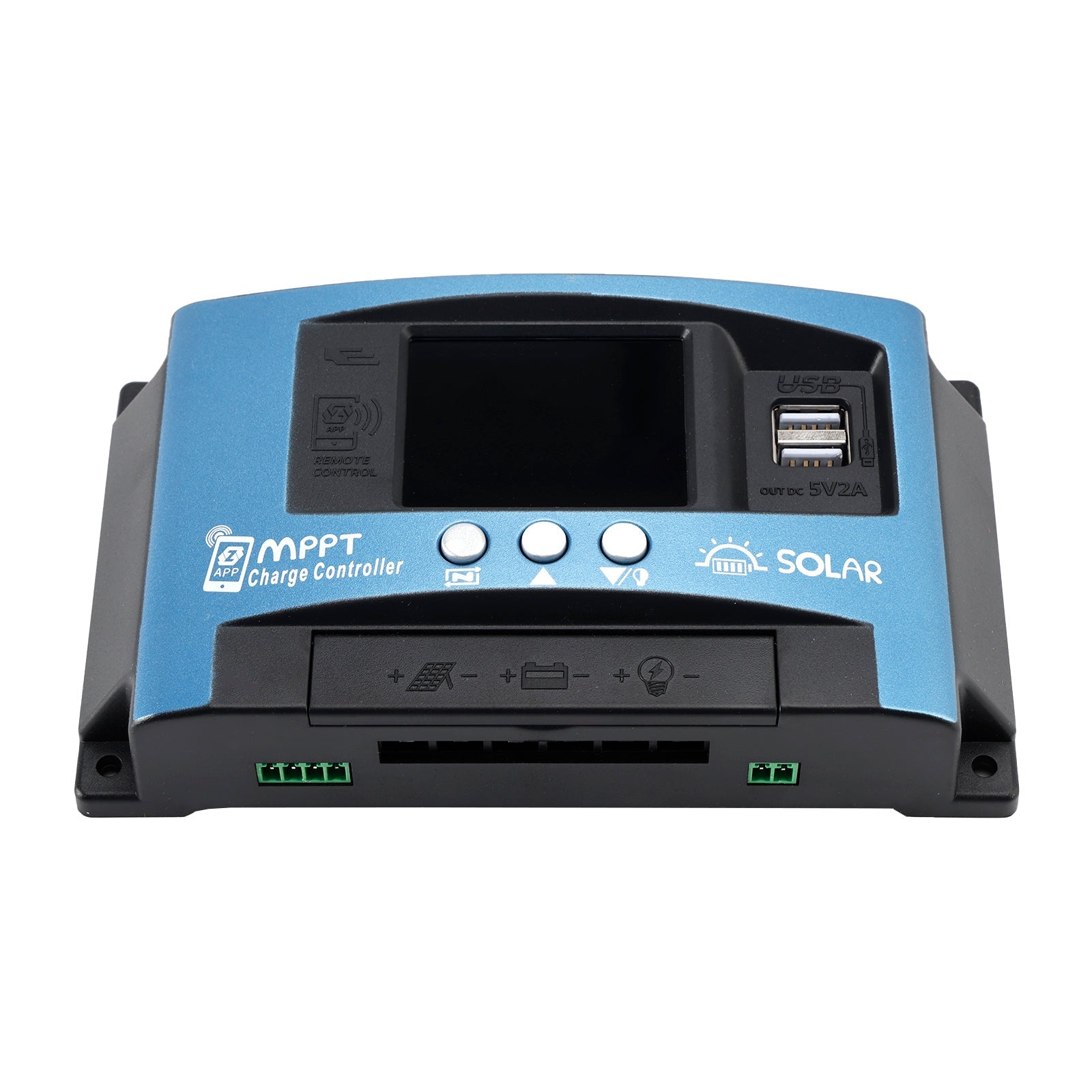 30A/60A/100A MPPT Solar Controller Bluetooth Temperature Monitoring Charging