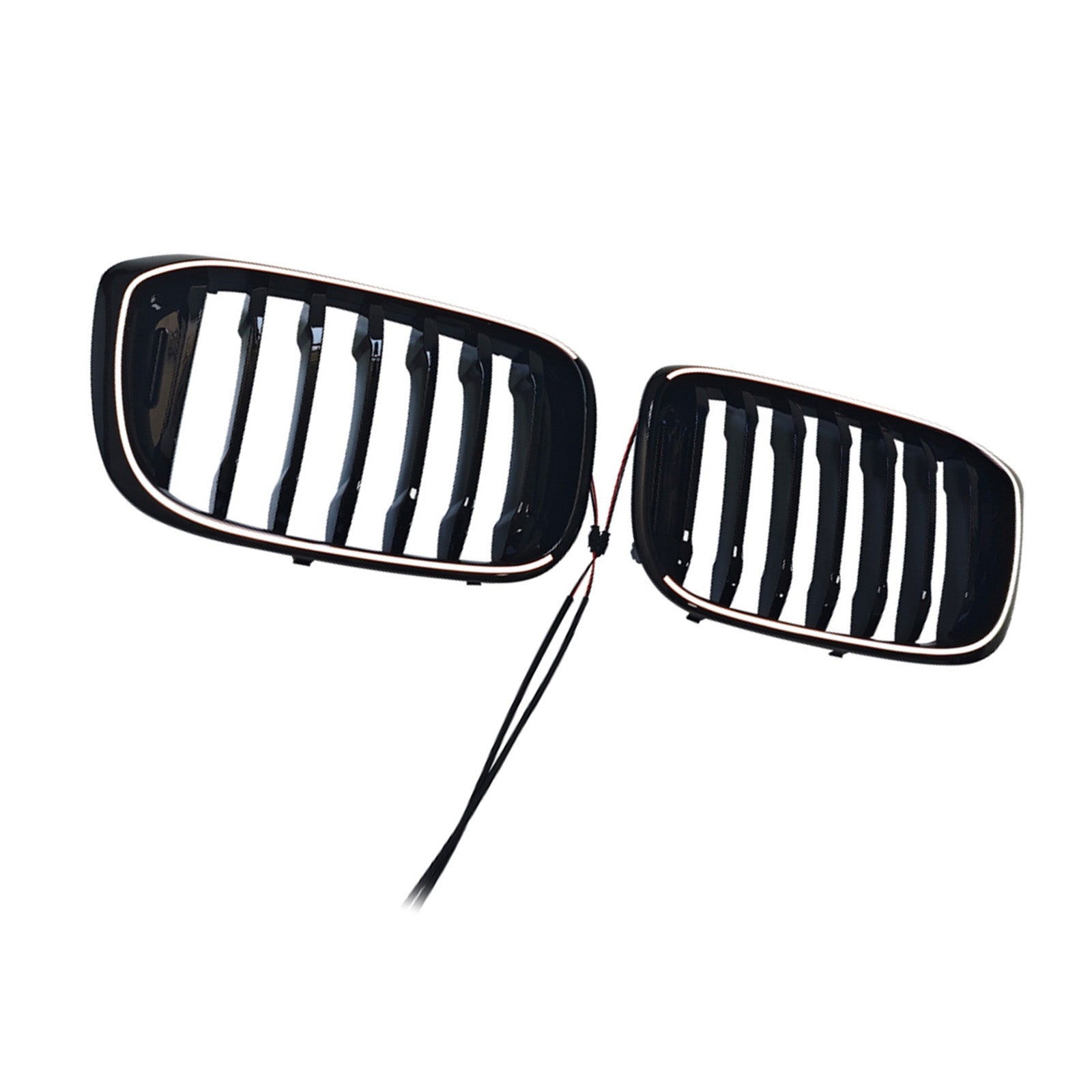 2018-2021 For BMW X3 X3M G01 G08 Pre-Facelift Gloss Black Front Kidney Mesh Grille Grill 51138469959