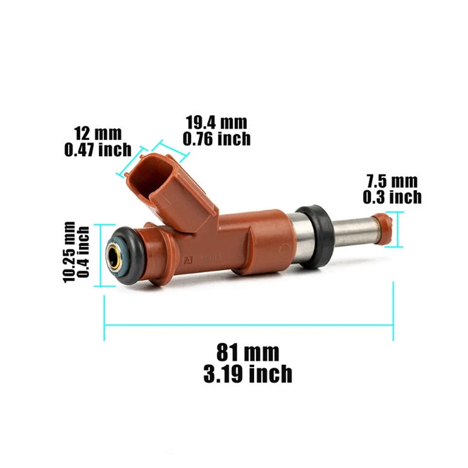 1Pcs Fuel Injector For Toyota Camry Sienna Lexus RX350 3.5L V6 07-15 23250-31050