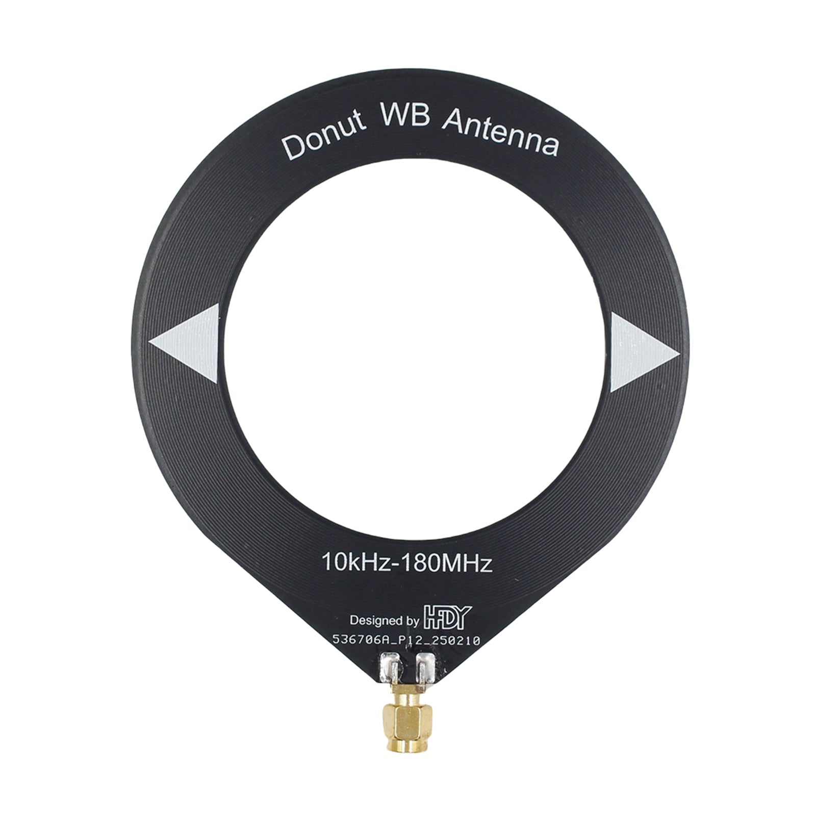 10kHz-180MHz Full-Band Coverage Ring Donut Antenna Shortwave/Medium Wave SDR