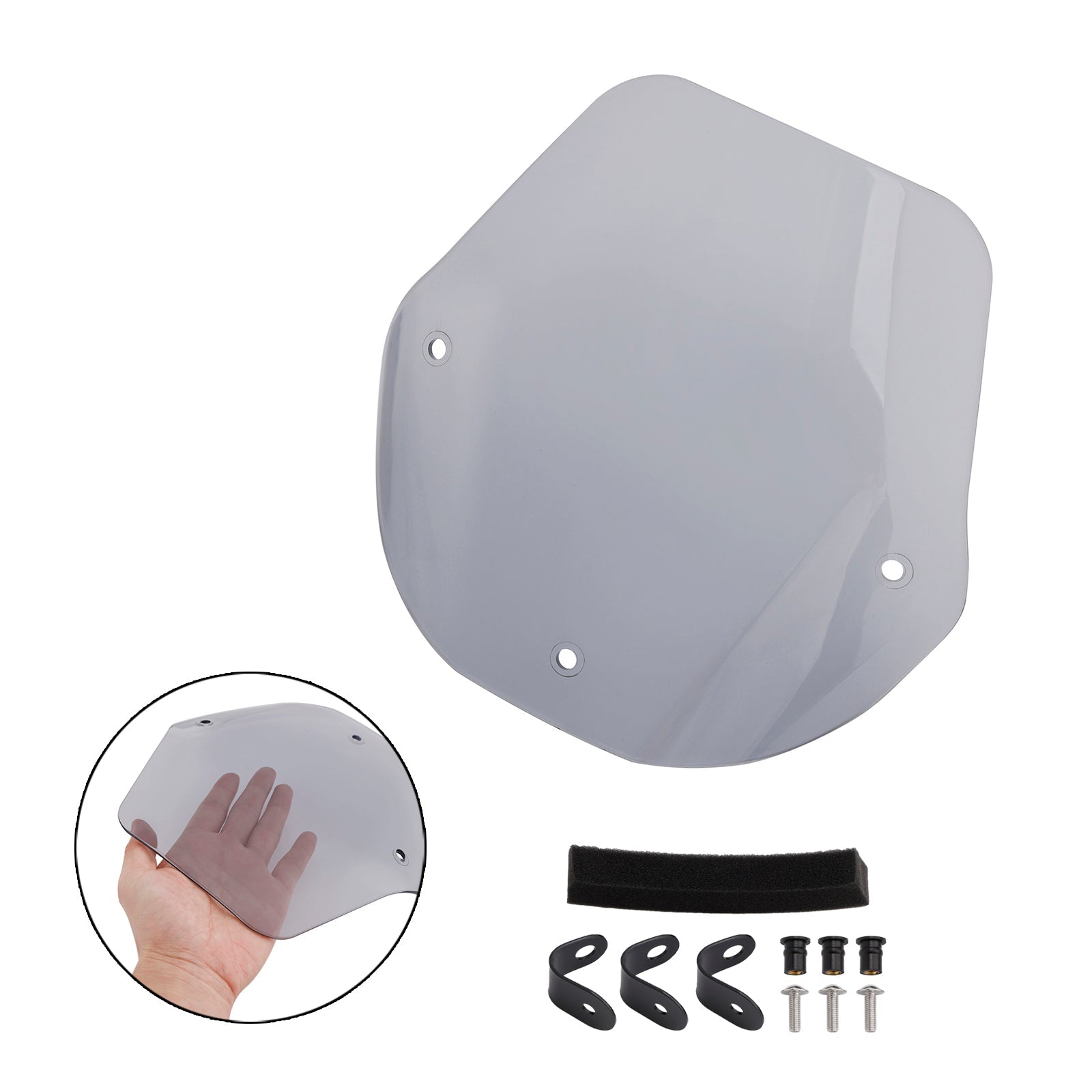 Windshield WindScreen + Bracket fit for Suzuki GSX-8S 2023-2024