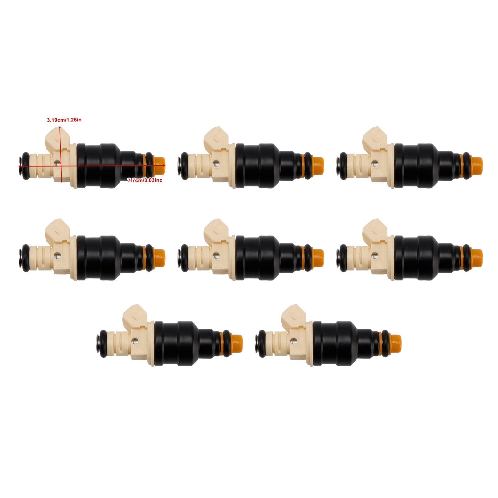 Fit For Porsche 928 Coupe 5.0 S4 Cat 08/1986-07/1991 FJ10337 8PCS Fuel Injector