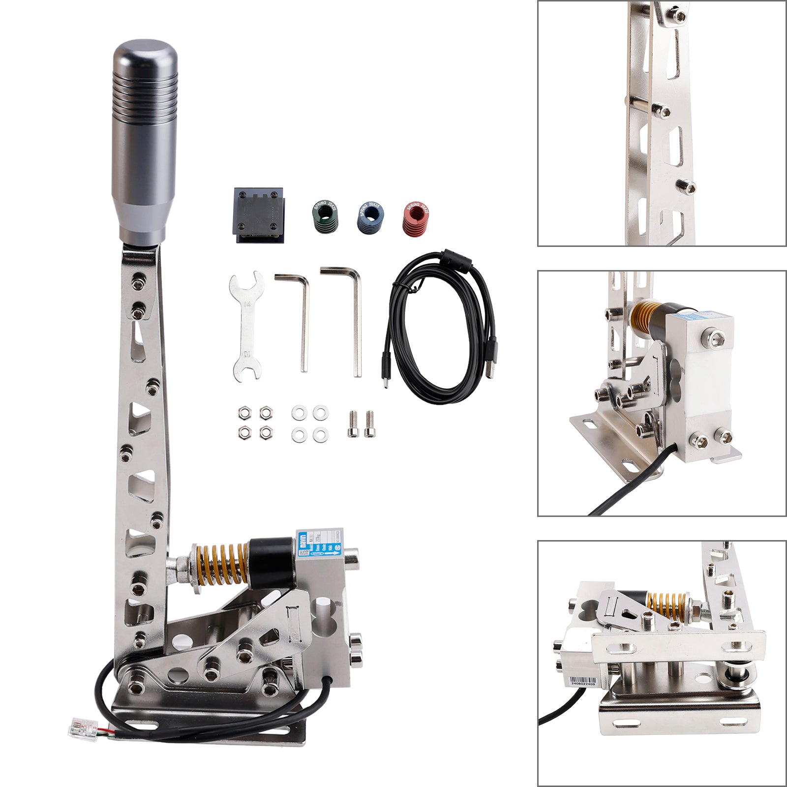 SIM USB Handbrake PC 64bit 200KG Load Cell Racing Games For Logitech G29/G27/G25