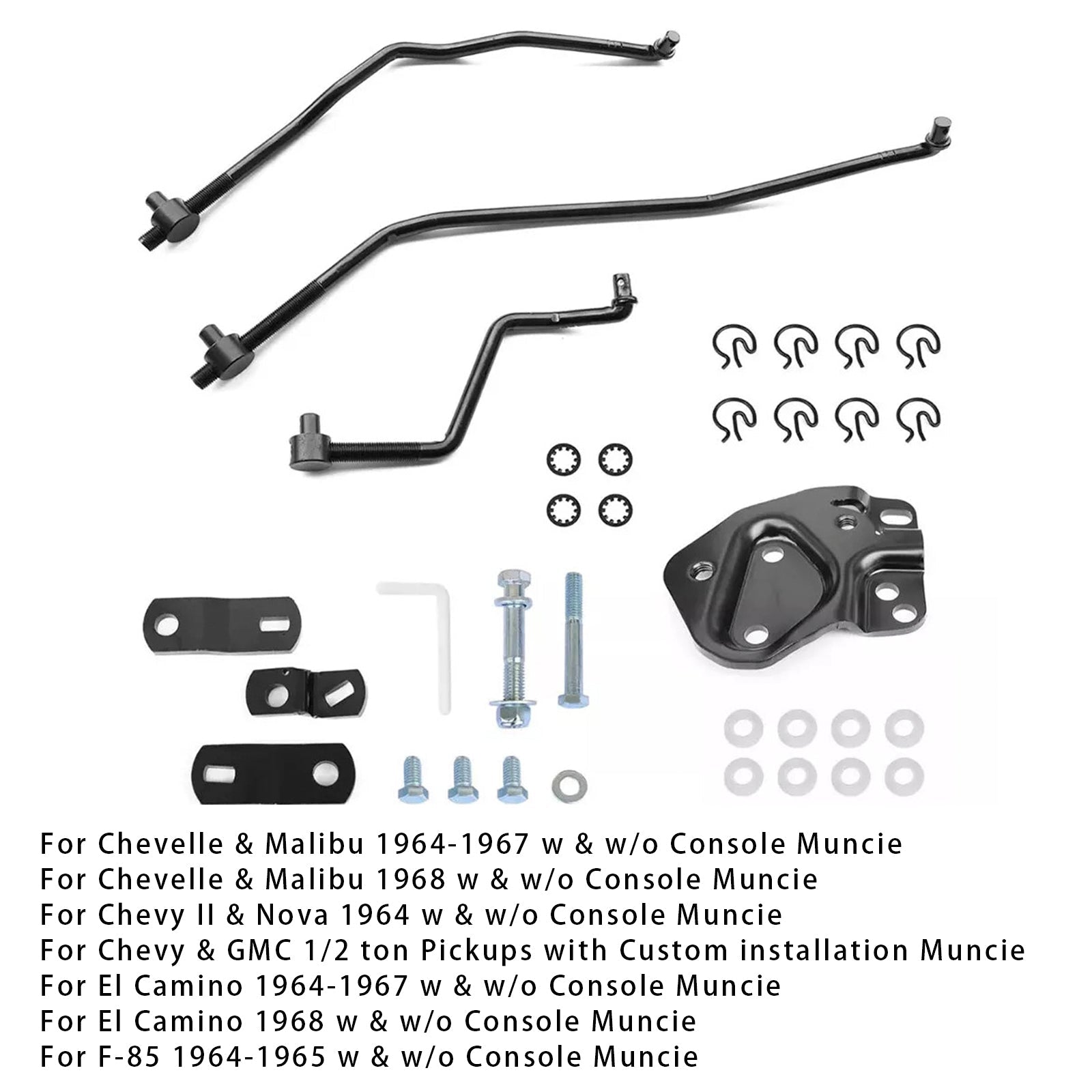 1964-1967 Chevelle El Camino 4 speed Shifter Linkage Kit 3733163