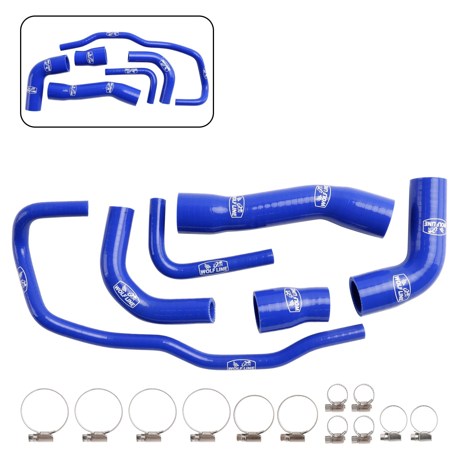 Silicone Radiator coolant Hose kit For BMW S1000XR 2021-2024