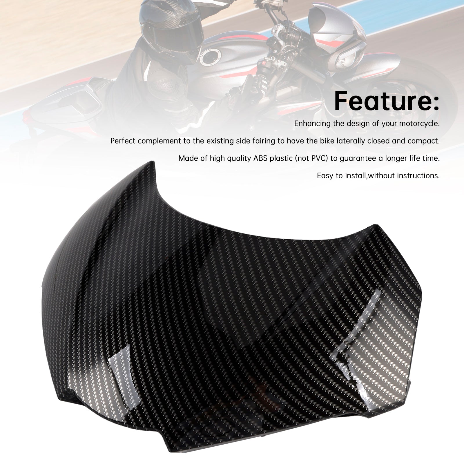 2020-2022 Street Triple 765 R/RS Front Nose Headlight Cover Fairing