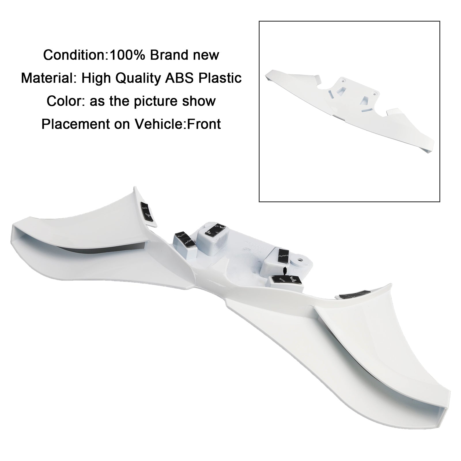 2023-2025 Street Triple 765R/RS Front Spoiler Winglet Frontal Wings