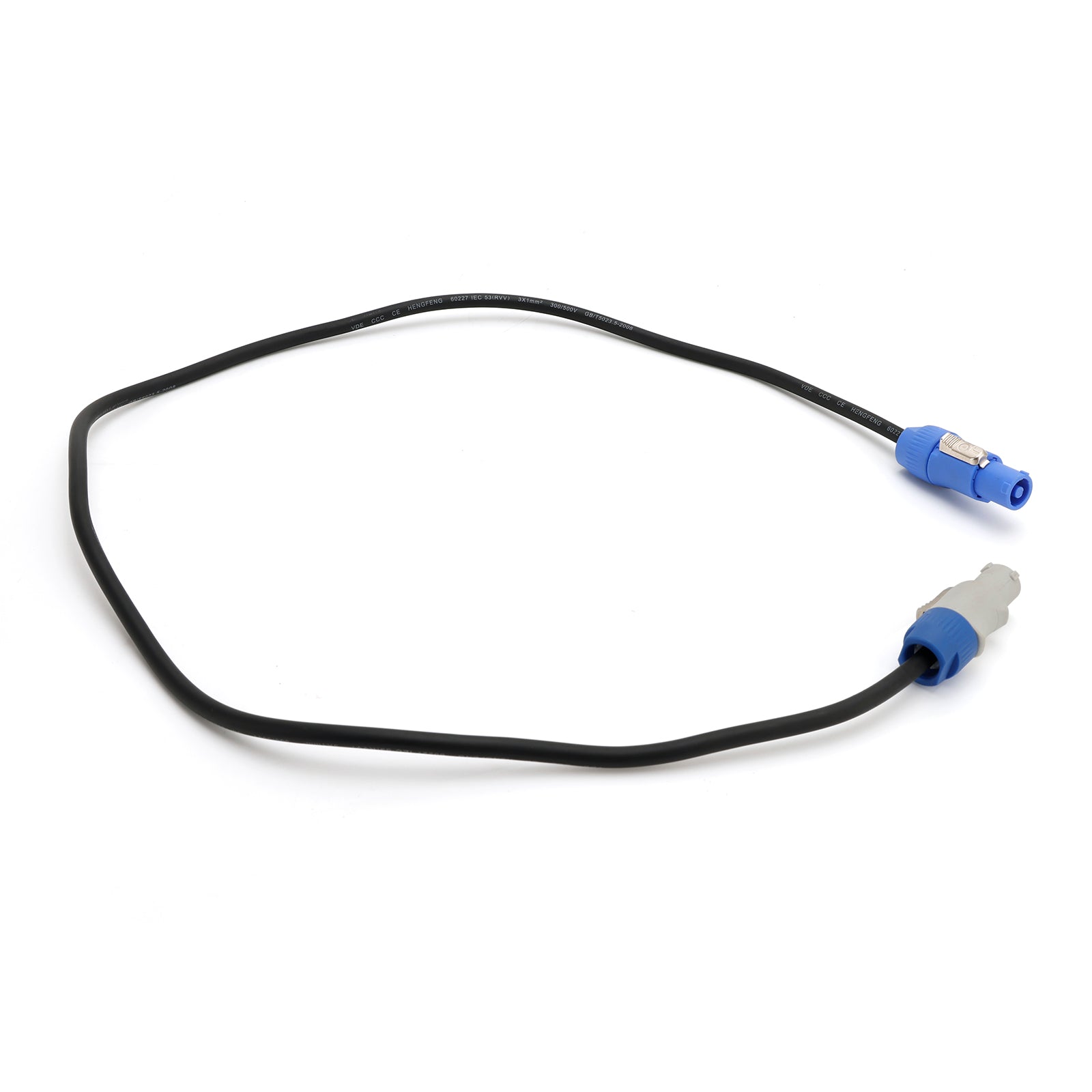 빔 이동 헤드 라이트 파를위한 3.28ft 전원 케이블 스테이지 전원 확장 케이블