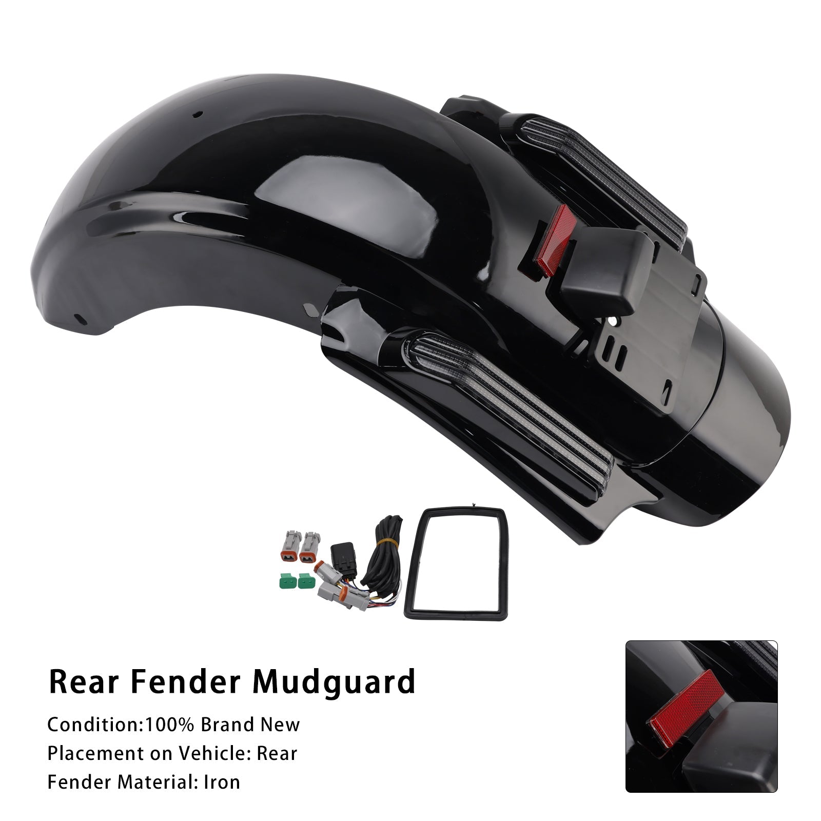 Rear Fender System Fit For Touring Road Glide Street Glide CVO 2023-2025