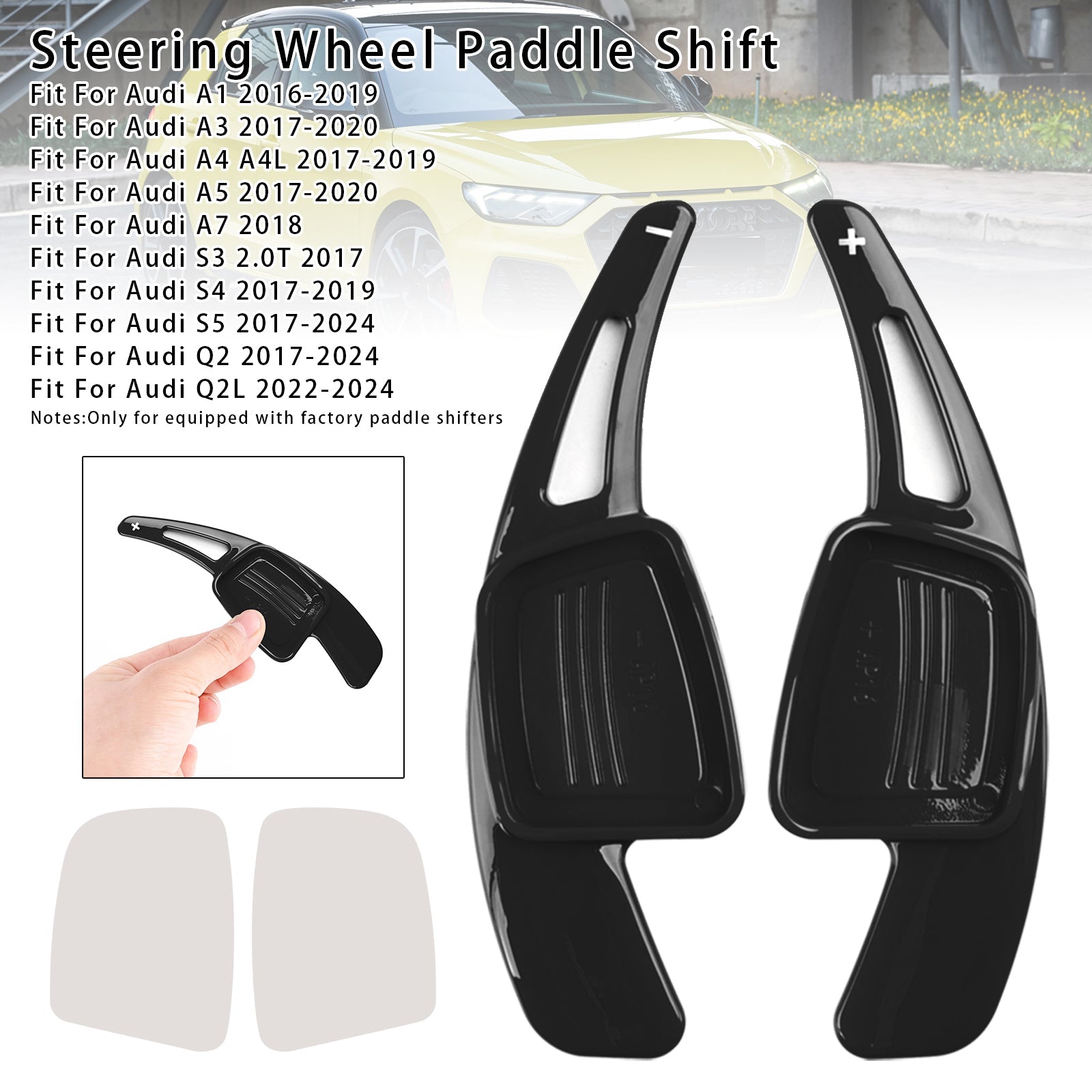 Steering Wheel Paddle Shifter Extension For Audi Q3 Q5 Q7 S3 S4